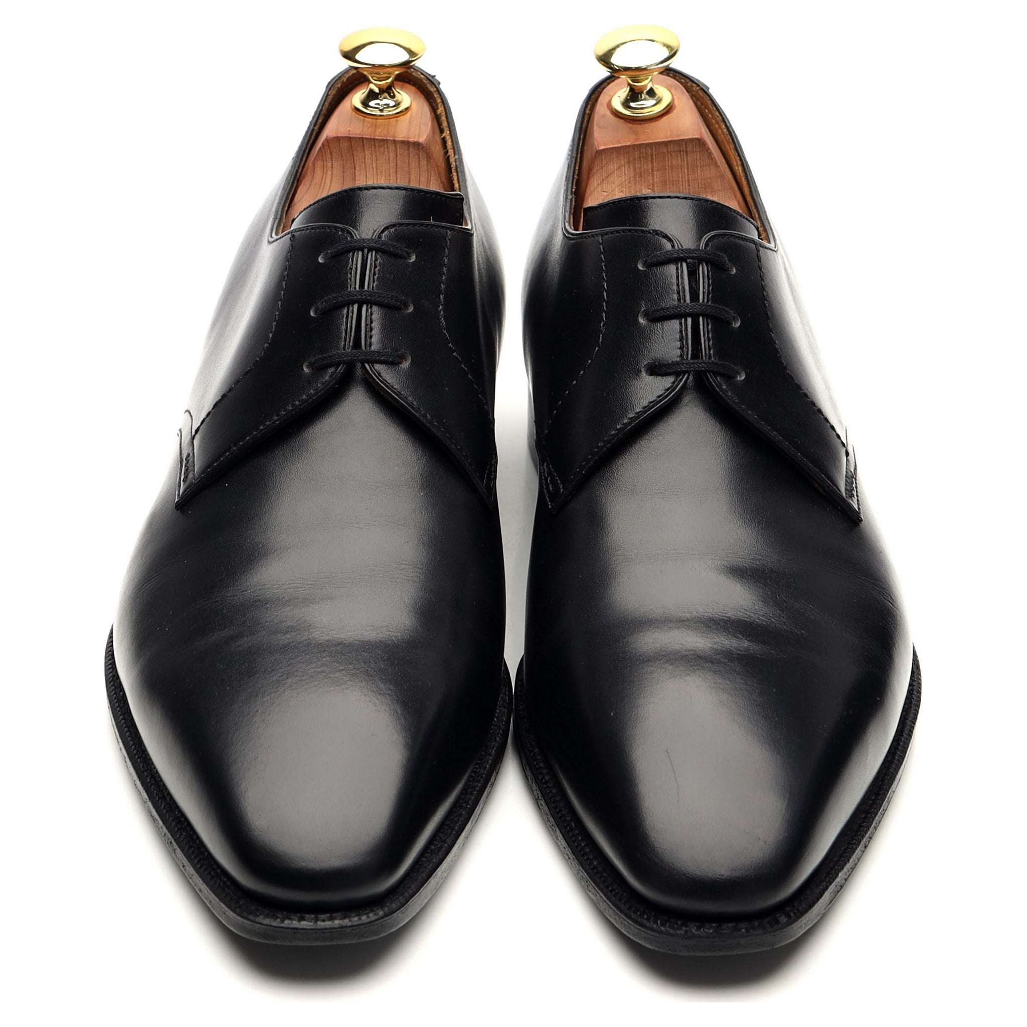 Corthay Sergio derby cuir noir pointure 9.5