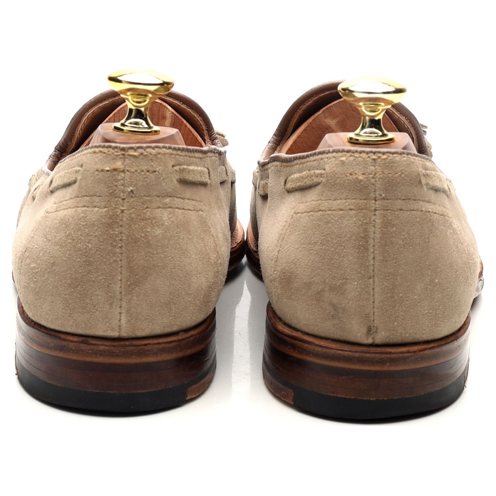 The Armoury D1121 mocassins suède beige pointure UK 7