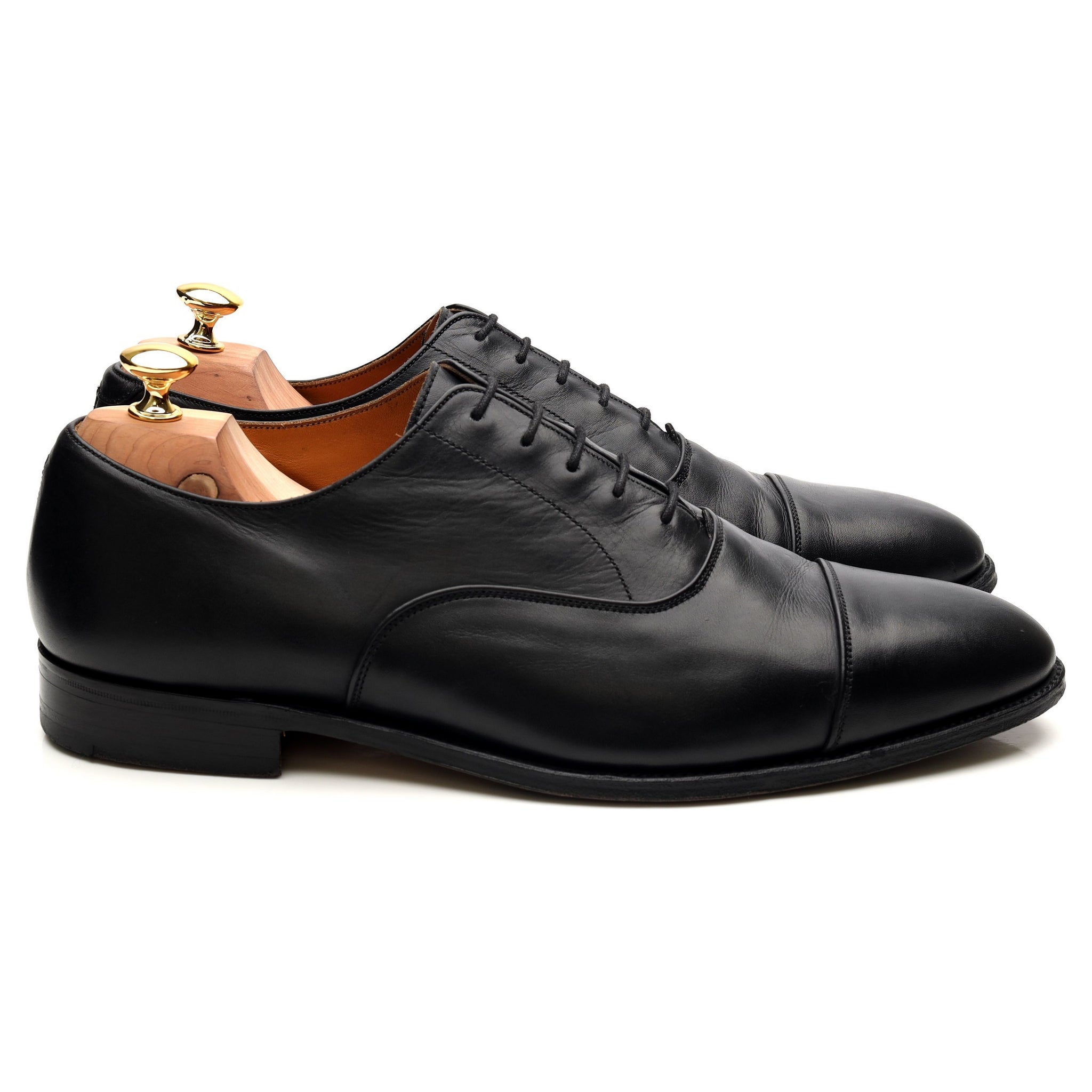 Tricker’s Pimlico oxford cuir noir UK 11