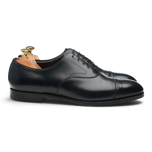 Edward Green Berkeley oxford cuir noir pointure UK 11