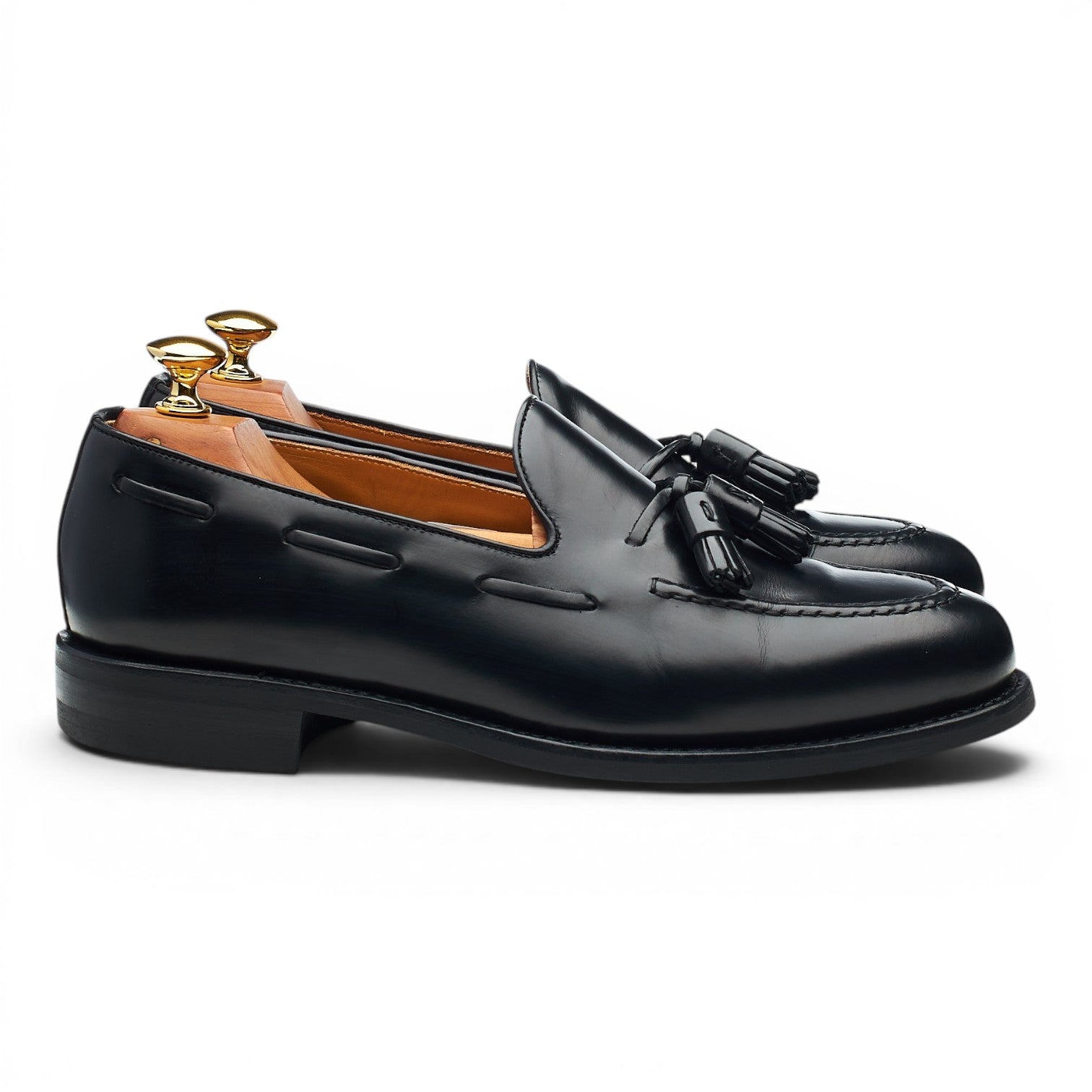 Berwick 8491 mocassins à glands cuir noir pointure UK 6,5