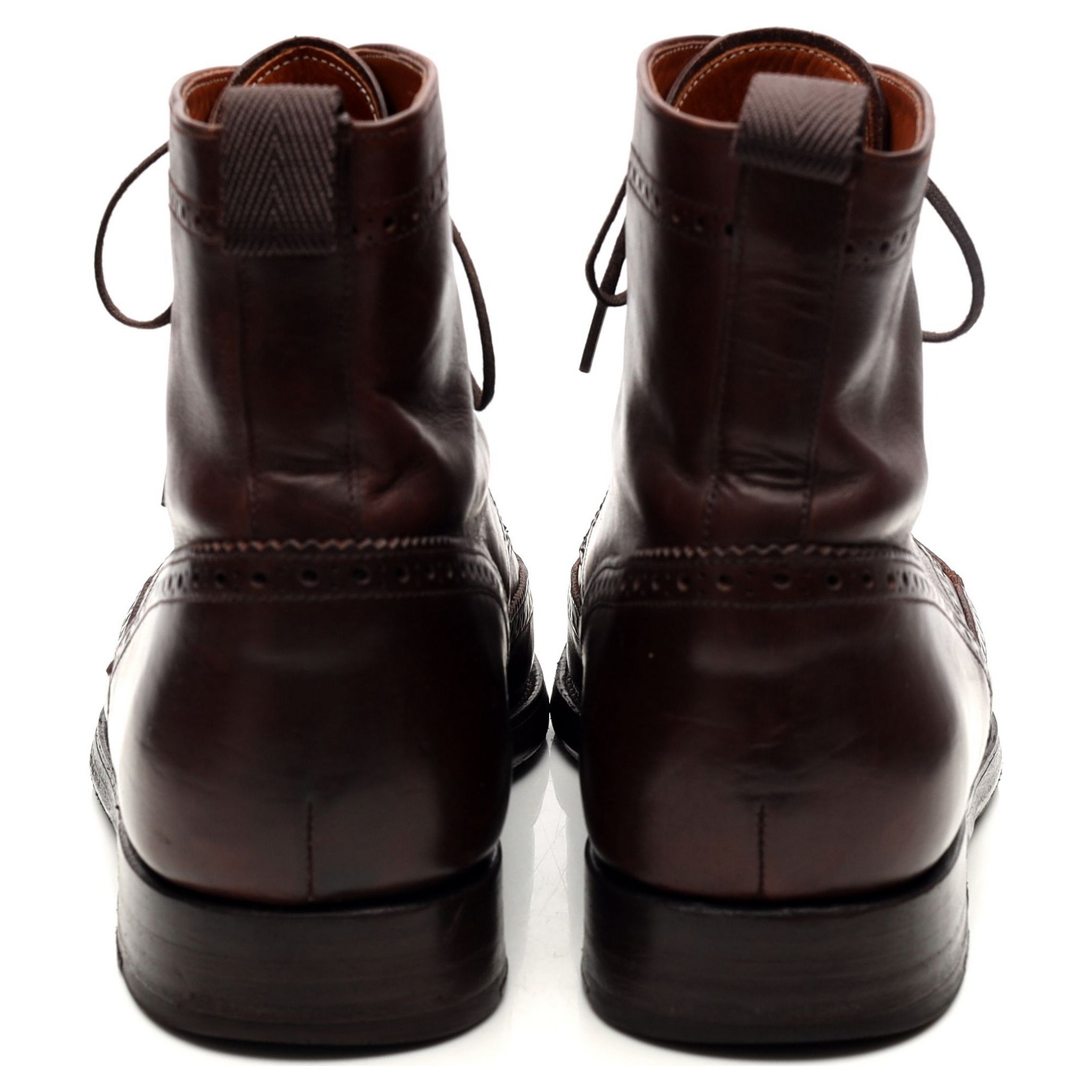 J.FitzPatrick Holman boots cuir marron UK 8.5