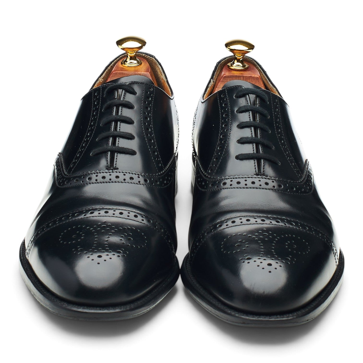 Barker Alfred richelieu cuir noir UK 9 large