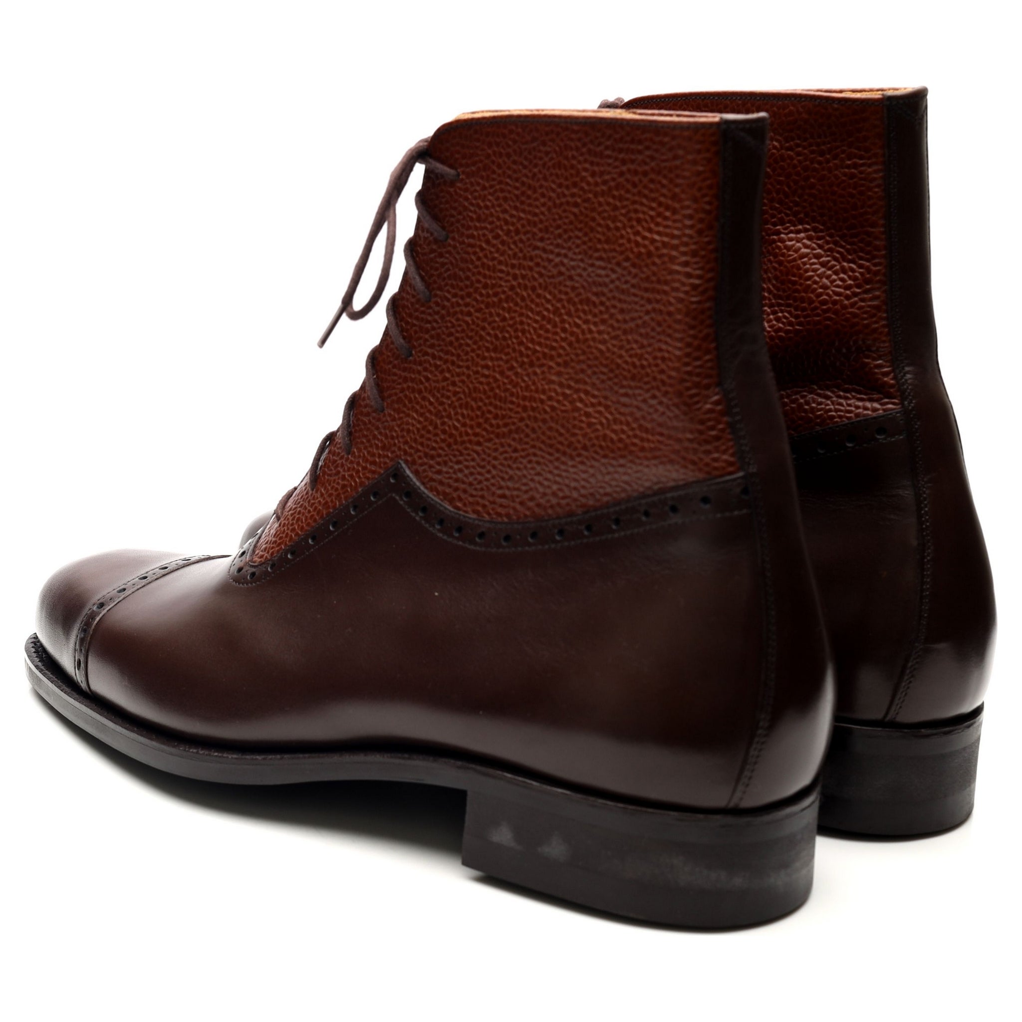 Vass High Boots bottines cuir marron UK 6