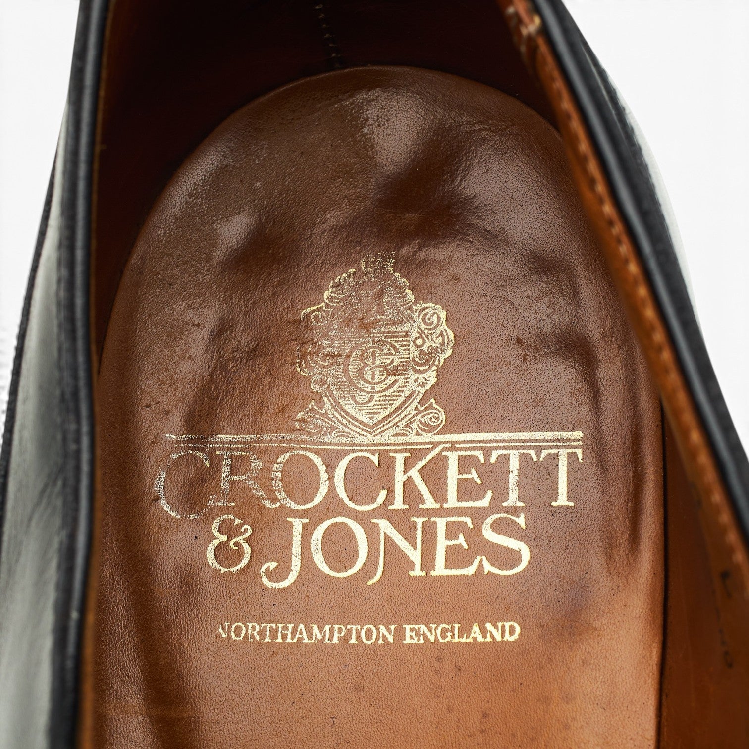 Crockett & Jones Onslow derby cuir noir pointure UK 9