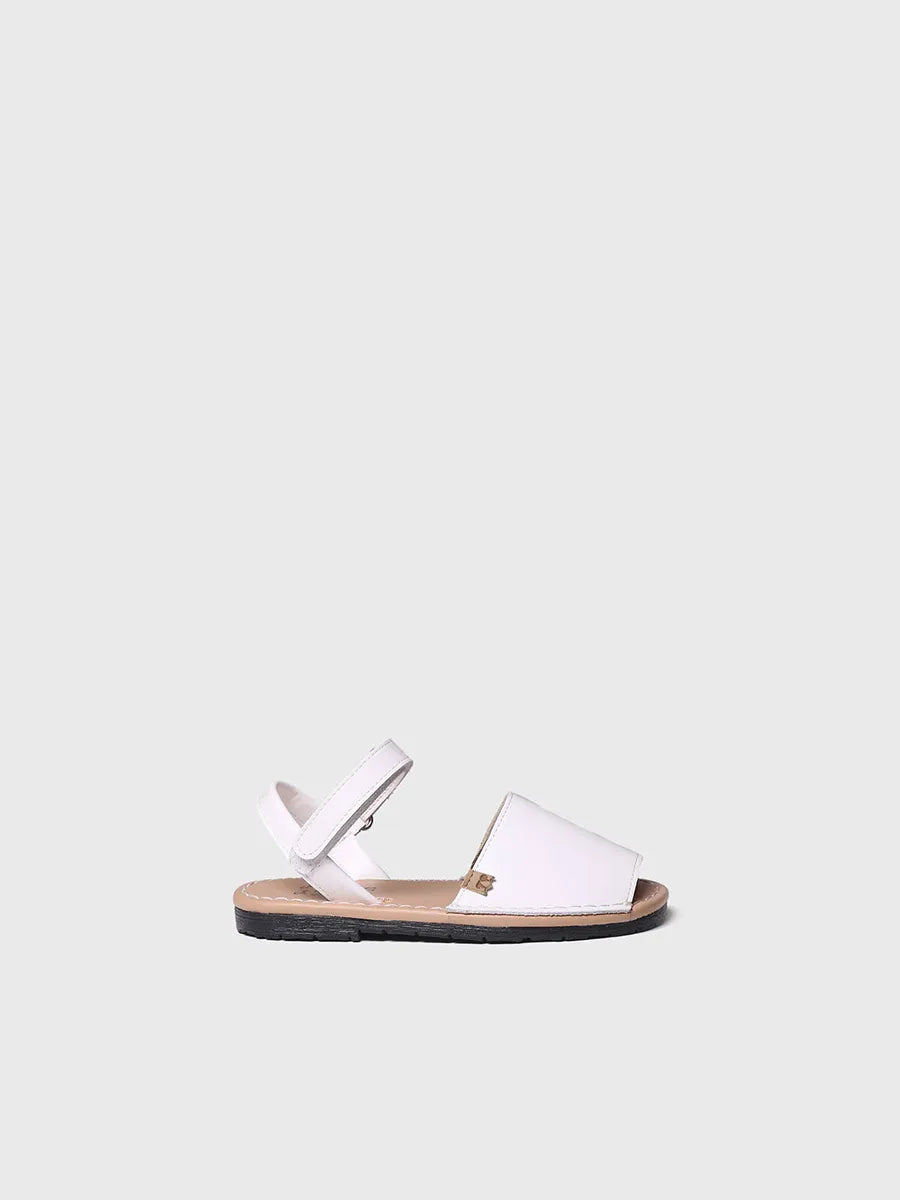 Toni Pons Cova-SA chaussure enfant cuir blanc