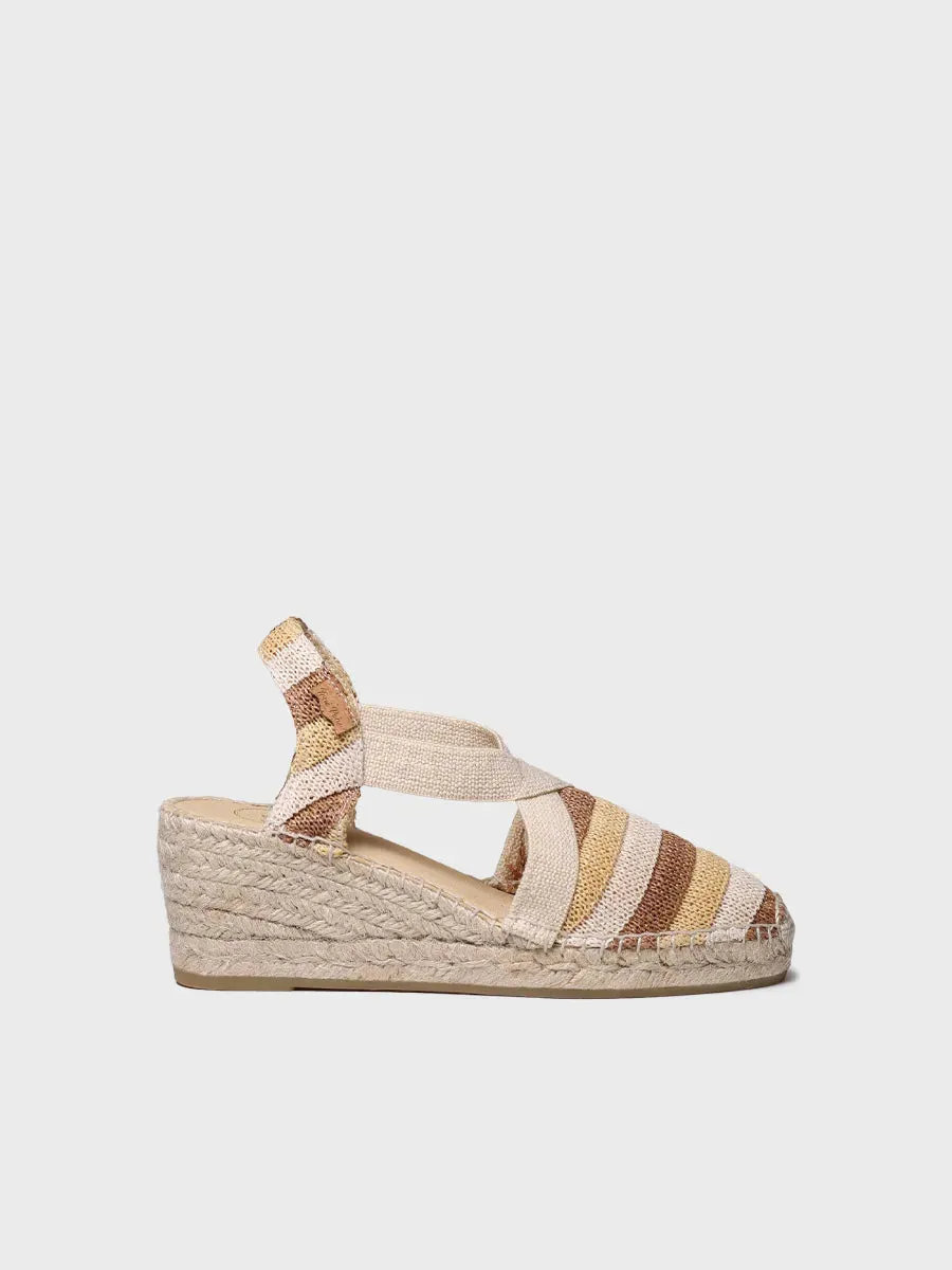 Toni Pons Terra-AB espadrilles compensées rayées