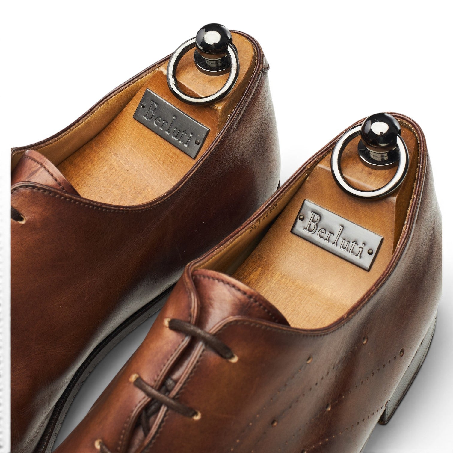 Berluti oxford wholecut cuir marron UK 8.5