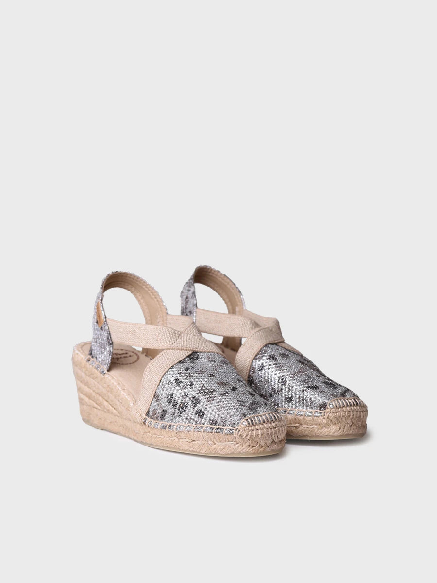 Toni Pons Triton espadrilles femme coton brillant vegan
