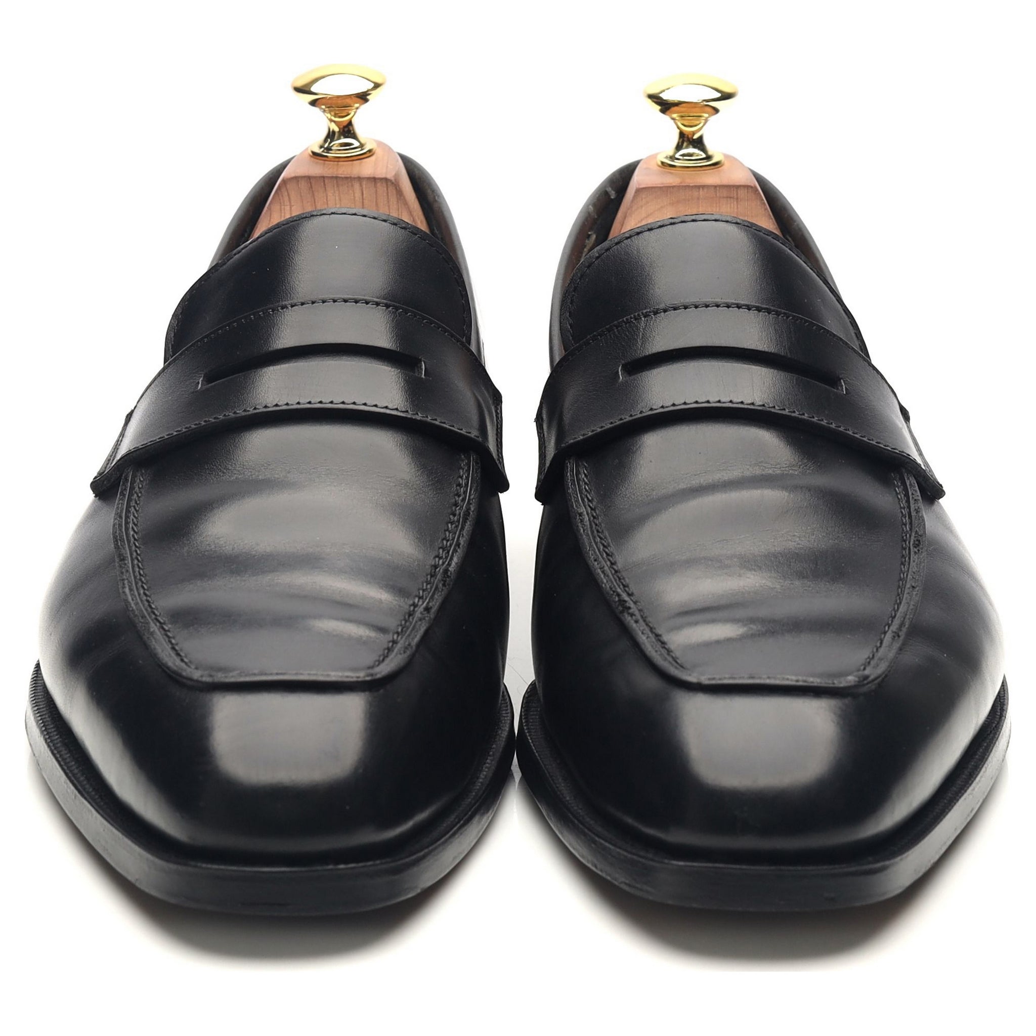 Crockett & Jones Marston mocassins cuir noir UK 8