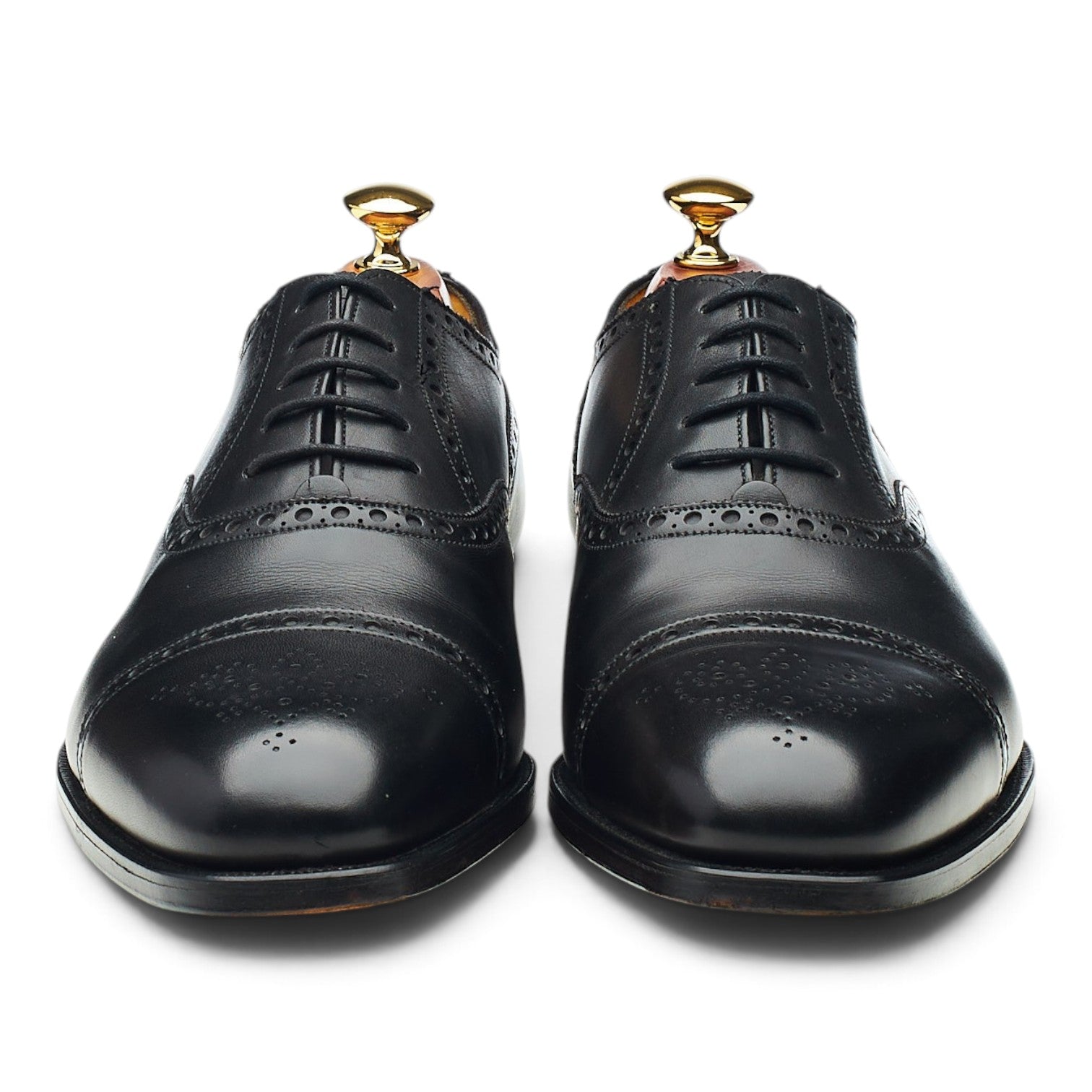 Grenson Vintage oxford brogues cuir noir UK 9