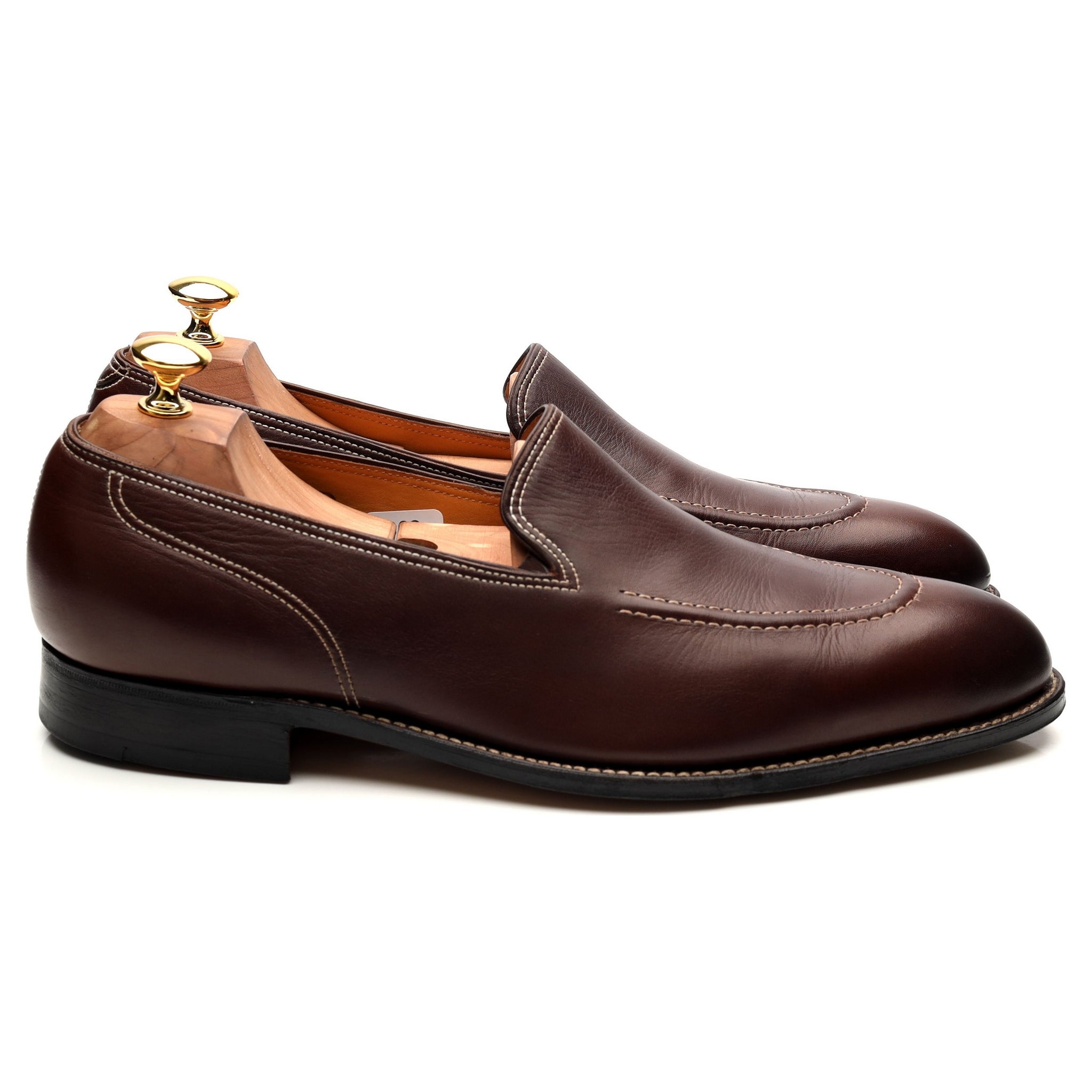 John Lobb Bahamas mocassins cuir marron 10 UK
