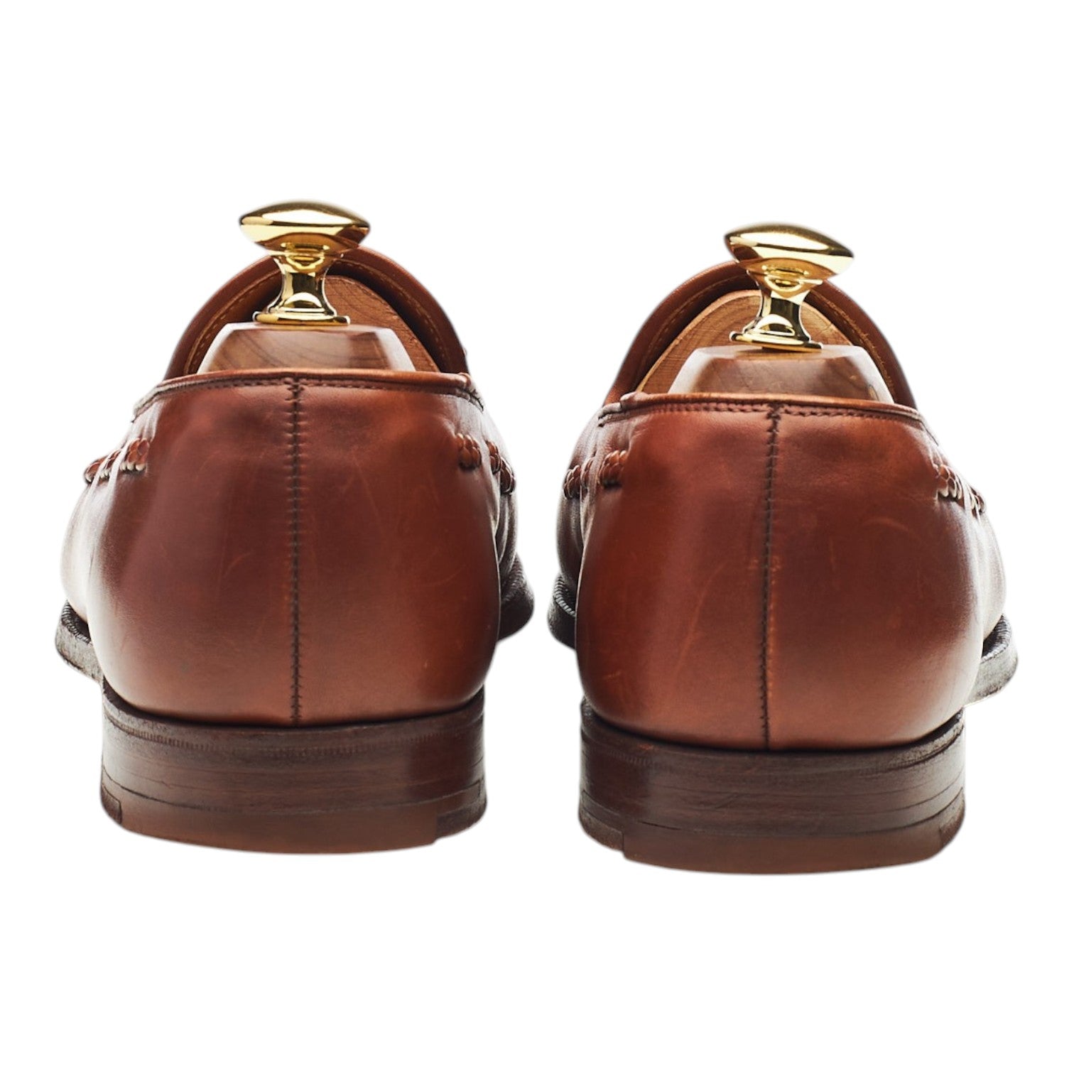 Crockett & Jones Langham mocassin cuir camel pointure 6