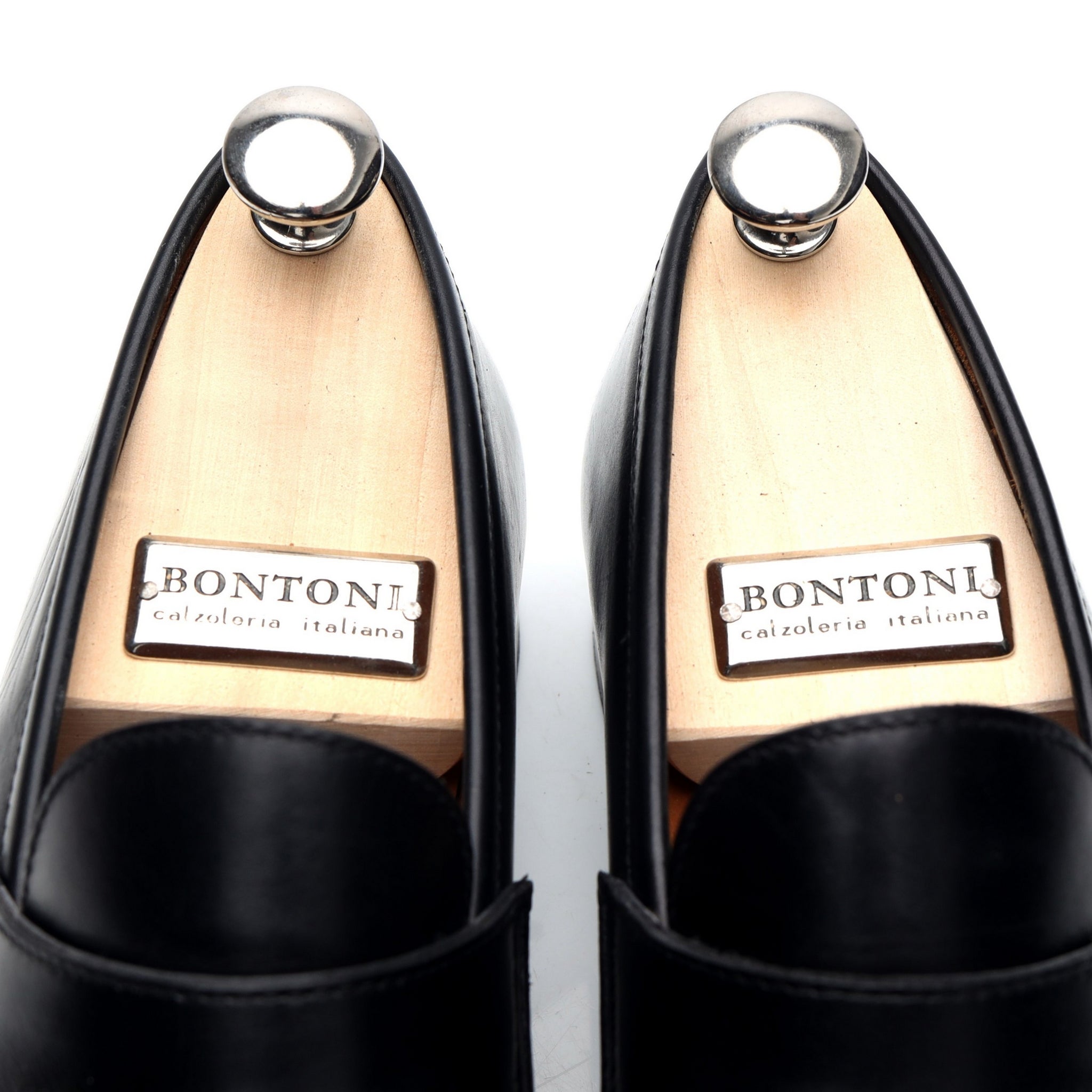 Bontoni Principe mocassins cuir noir UK 7,5