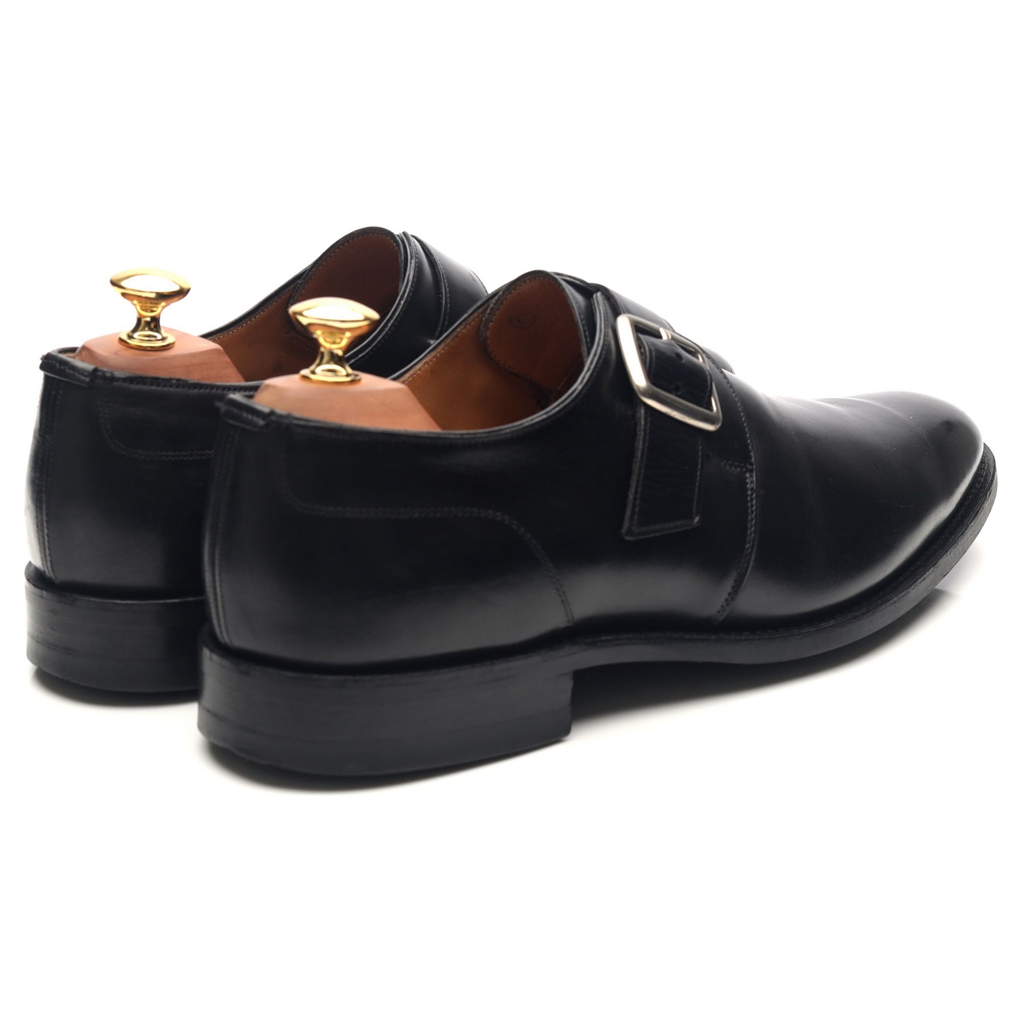 Cheaney Moorgate monk cuir noir pointure 9,5