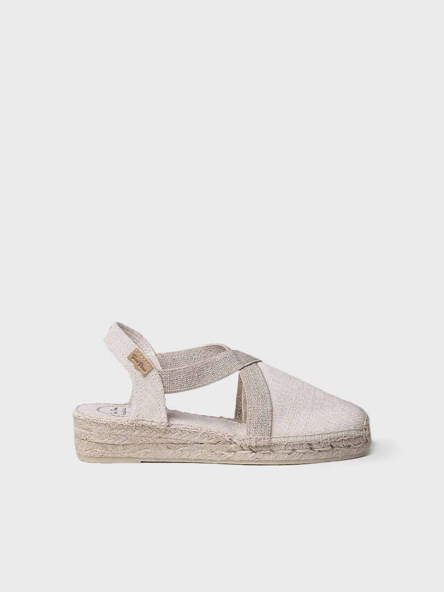 Toni Pons Verdi-V espadrille plate vegan coton