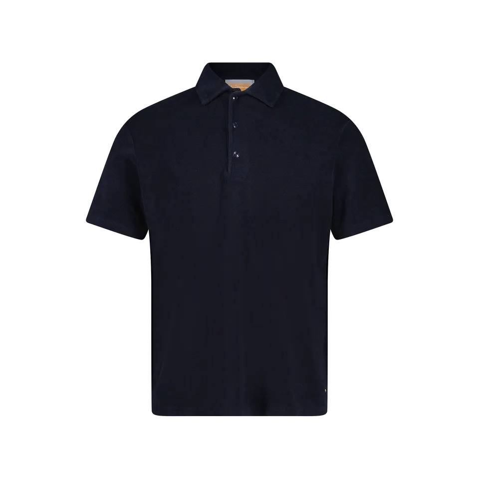 Rivieras Stromboli polo éponge navy