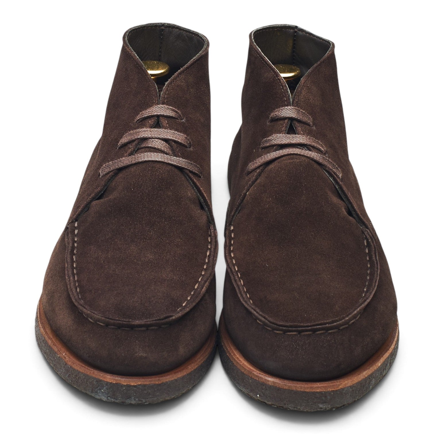 Anglo-Italian Alpine boots suède marron foncé UK 7.5