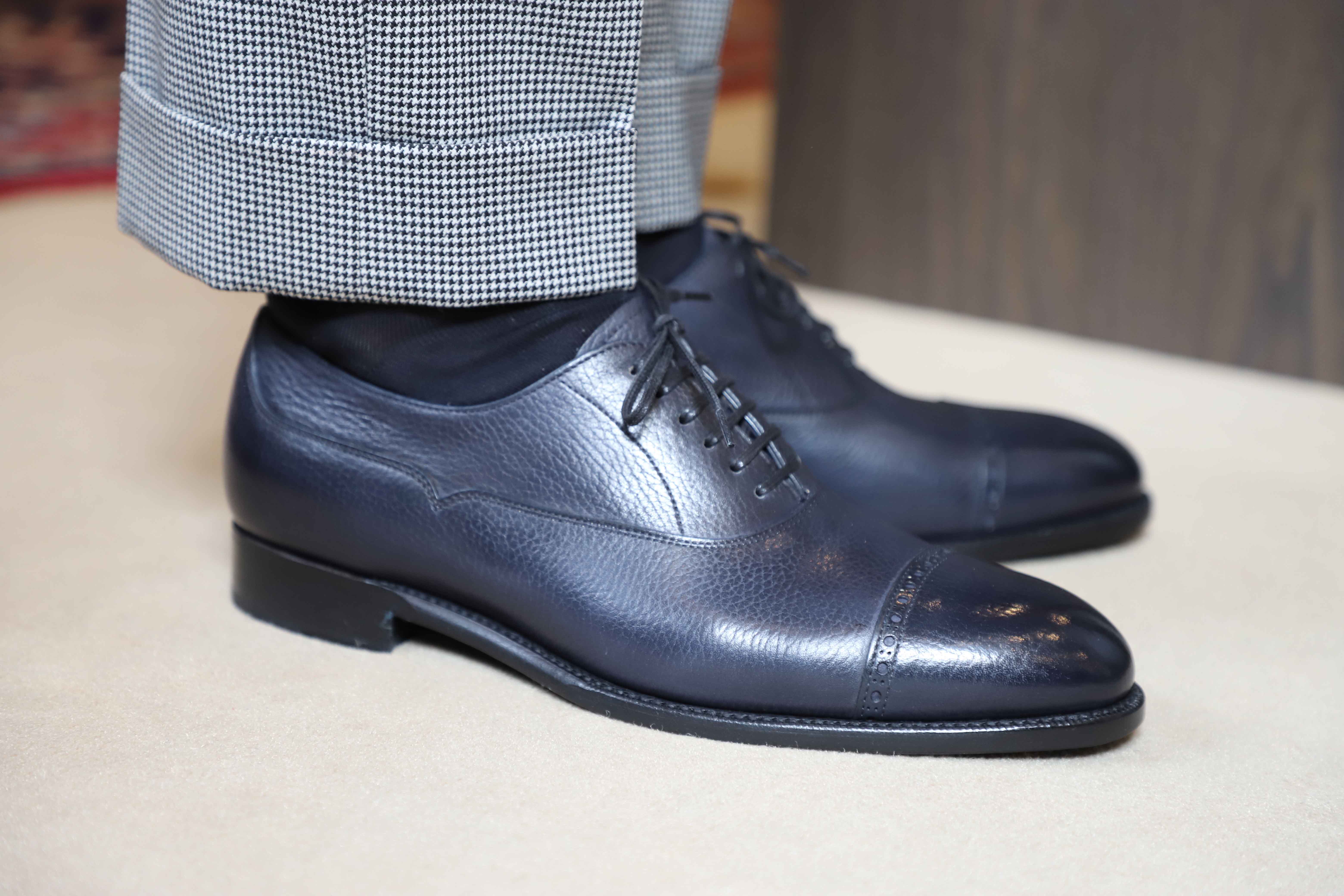 Malfroid Astoria oxford cuir grainé cousu Goodyear