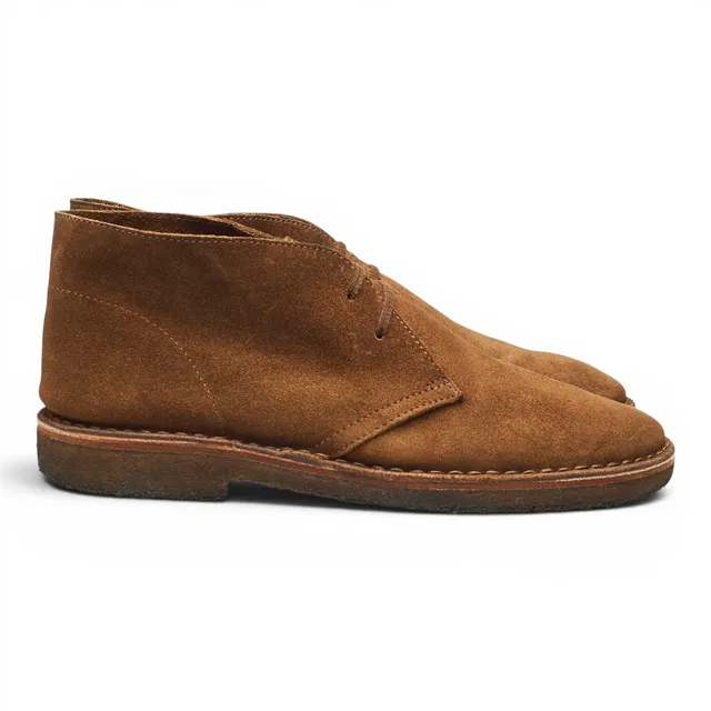 Drake's Clifford bottes chukka daim tabac UK 8,5