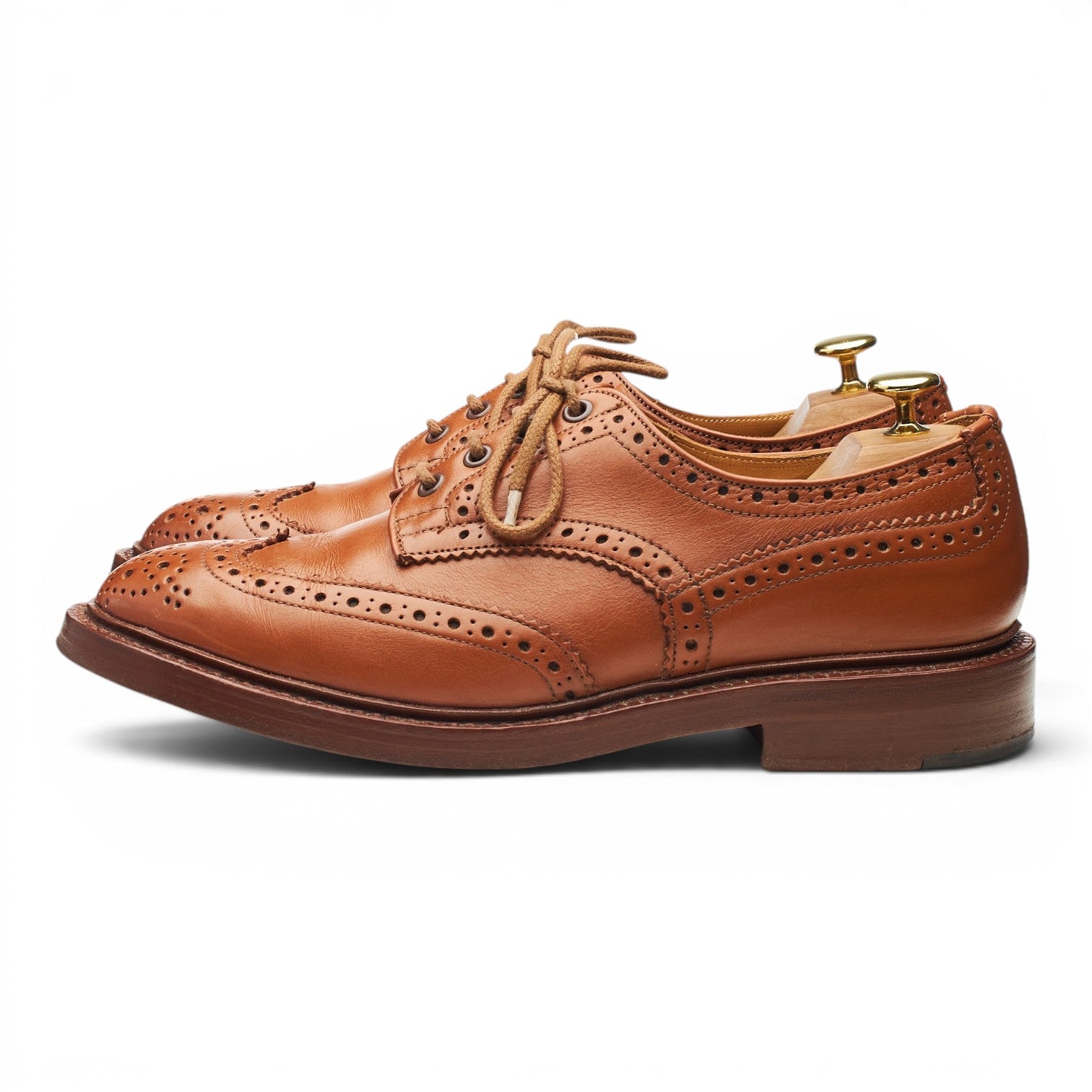 Tricker's Keswick Derby brogue cuir marron UK 8.5