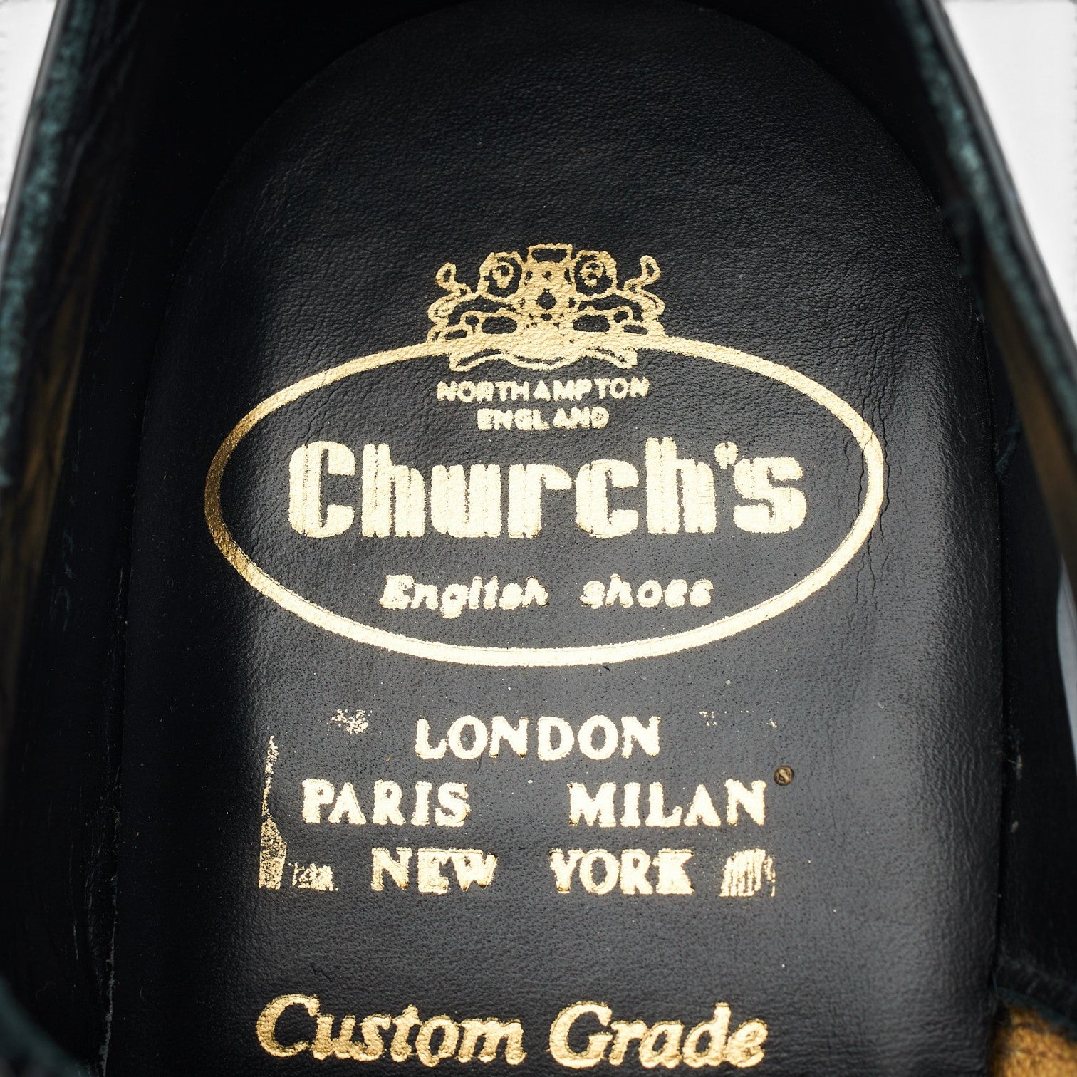 Church's Sackville oxford vernis noir UK 6.5