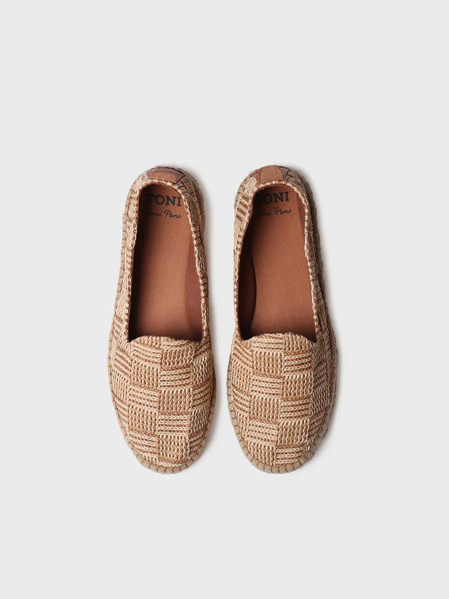Toni Pons Darwin espadrille homme raphia fermée