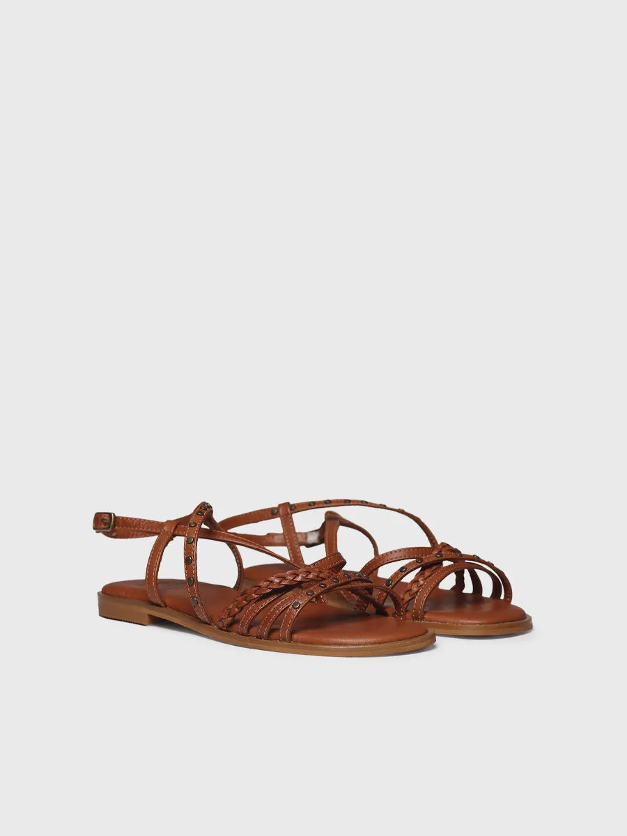 Toni Pons Bergen sandales femme cuir cloutées