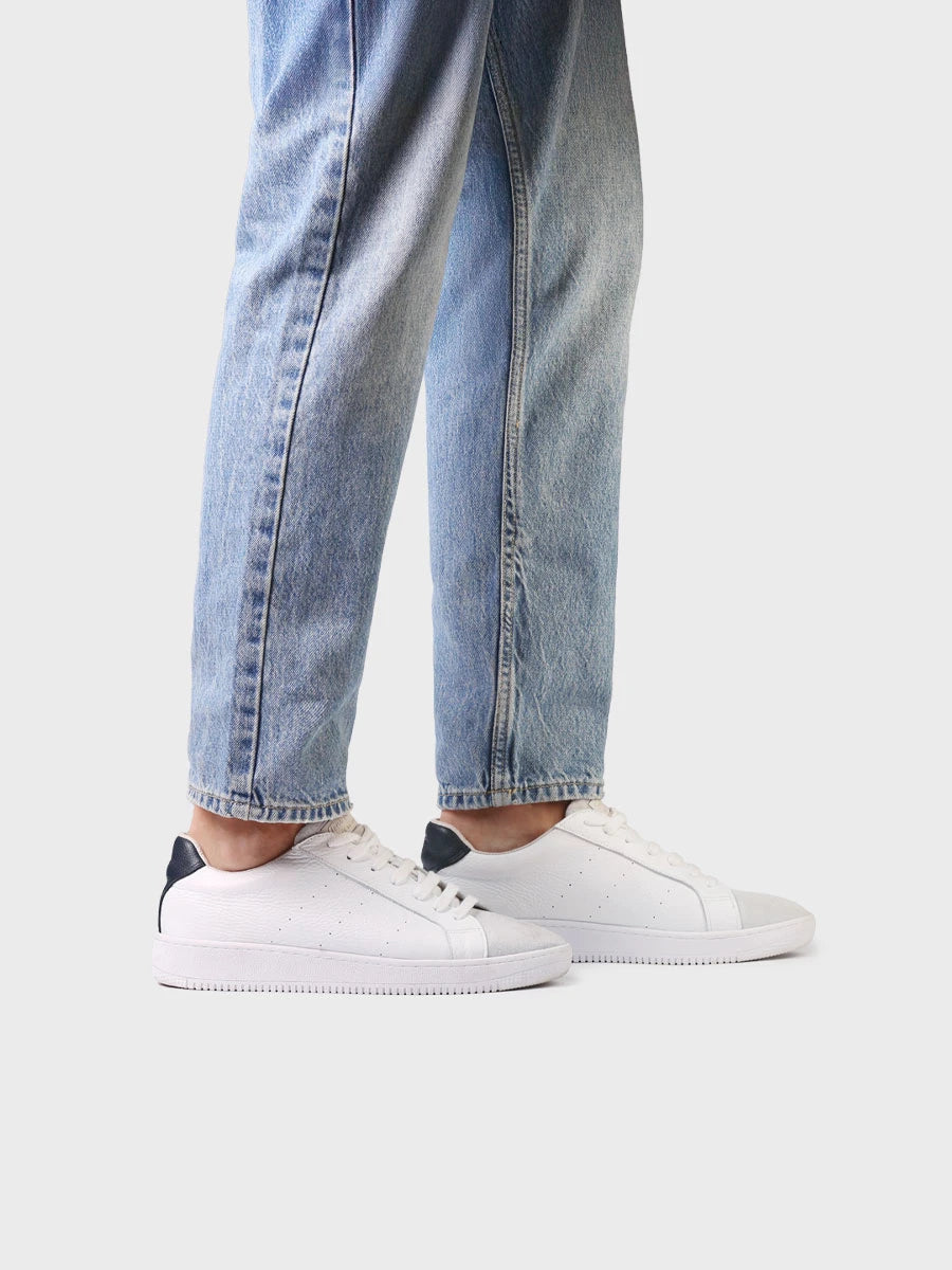 Toni Pons Delfi baskets cuir homme blanc
