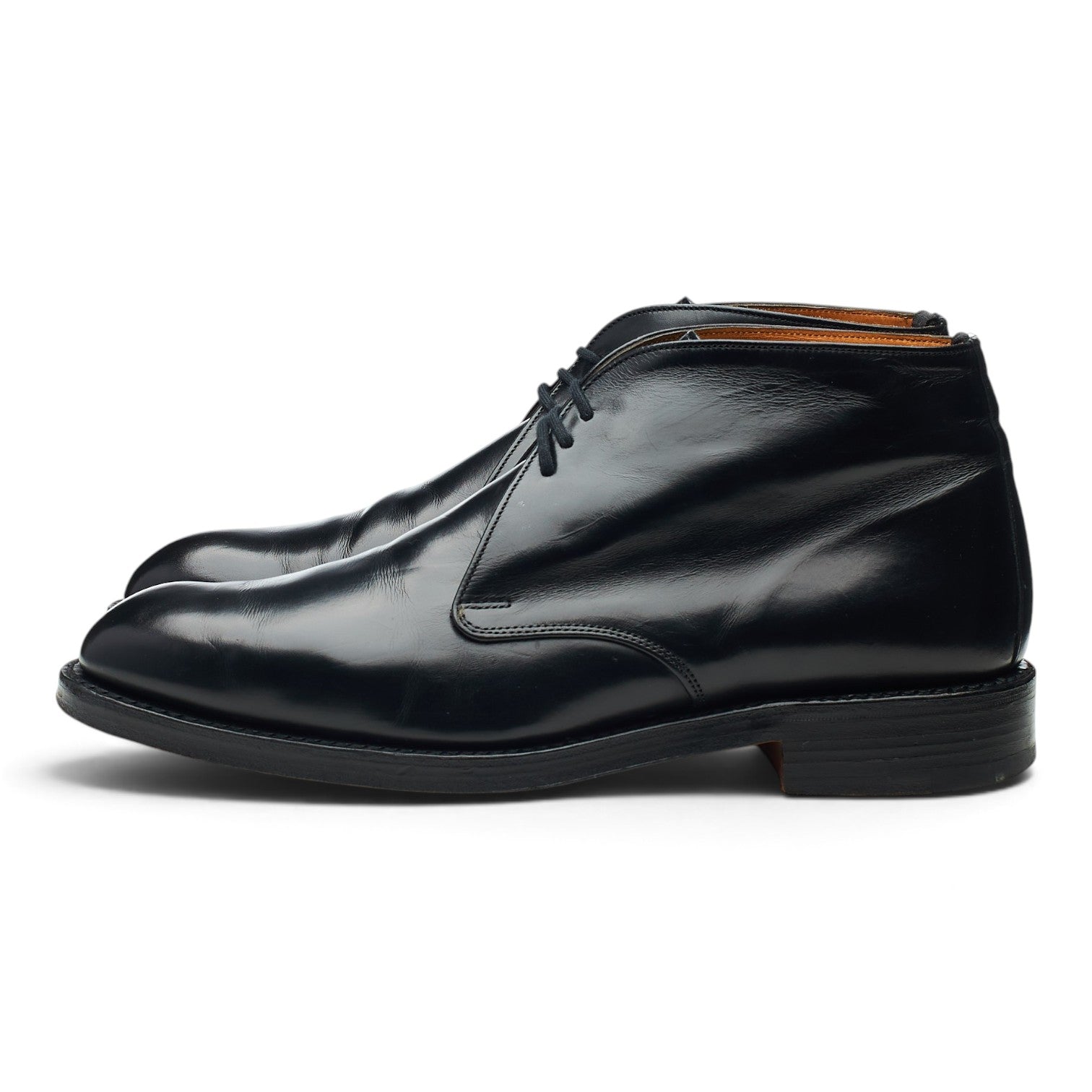 Cheaney Jackie boots chukka cuir noir UK 8,5 cuir poli