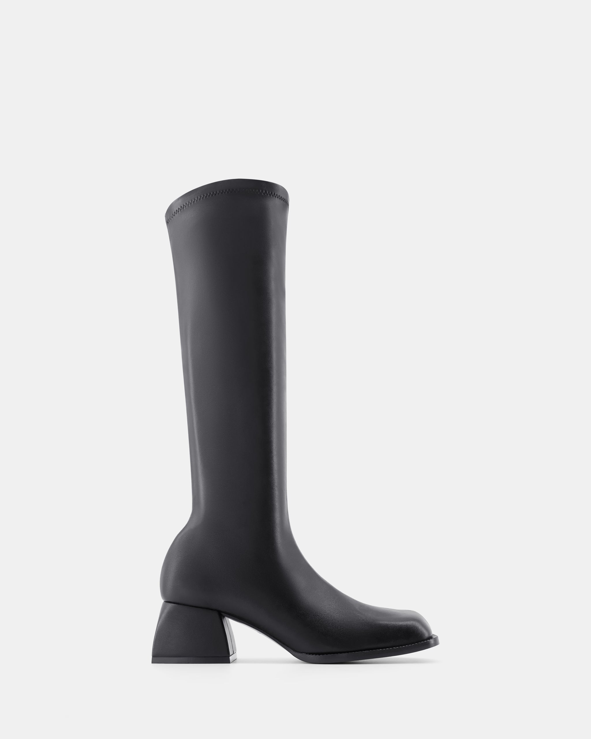 Nodaleto Bulla Ezra bottes noires stretch talon 5 cm