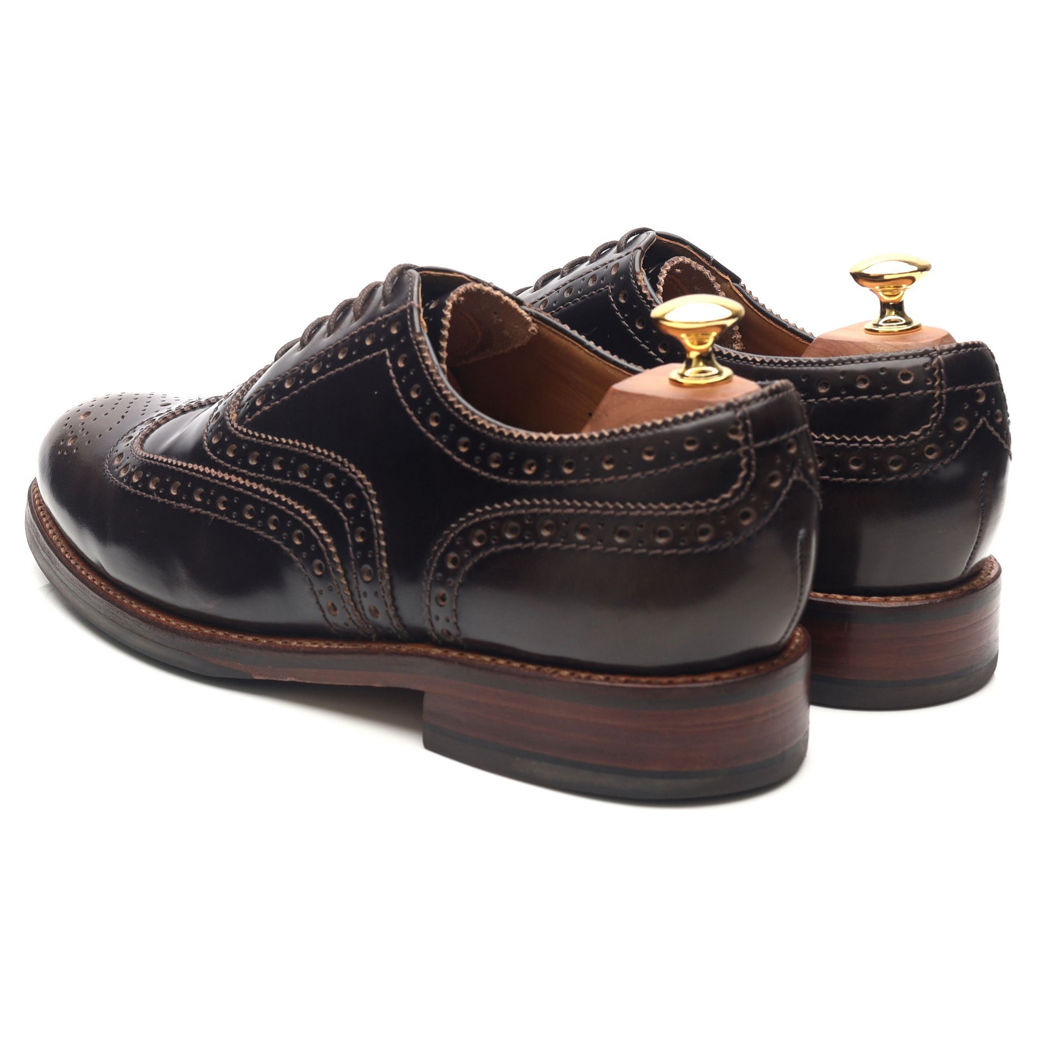 Grenson Stanley derbies cuir marron pointure UK 9 G