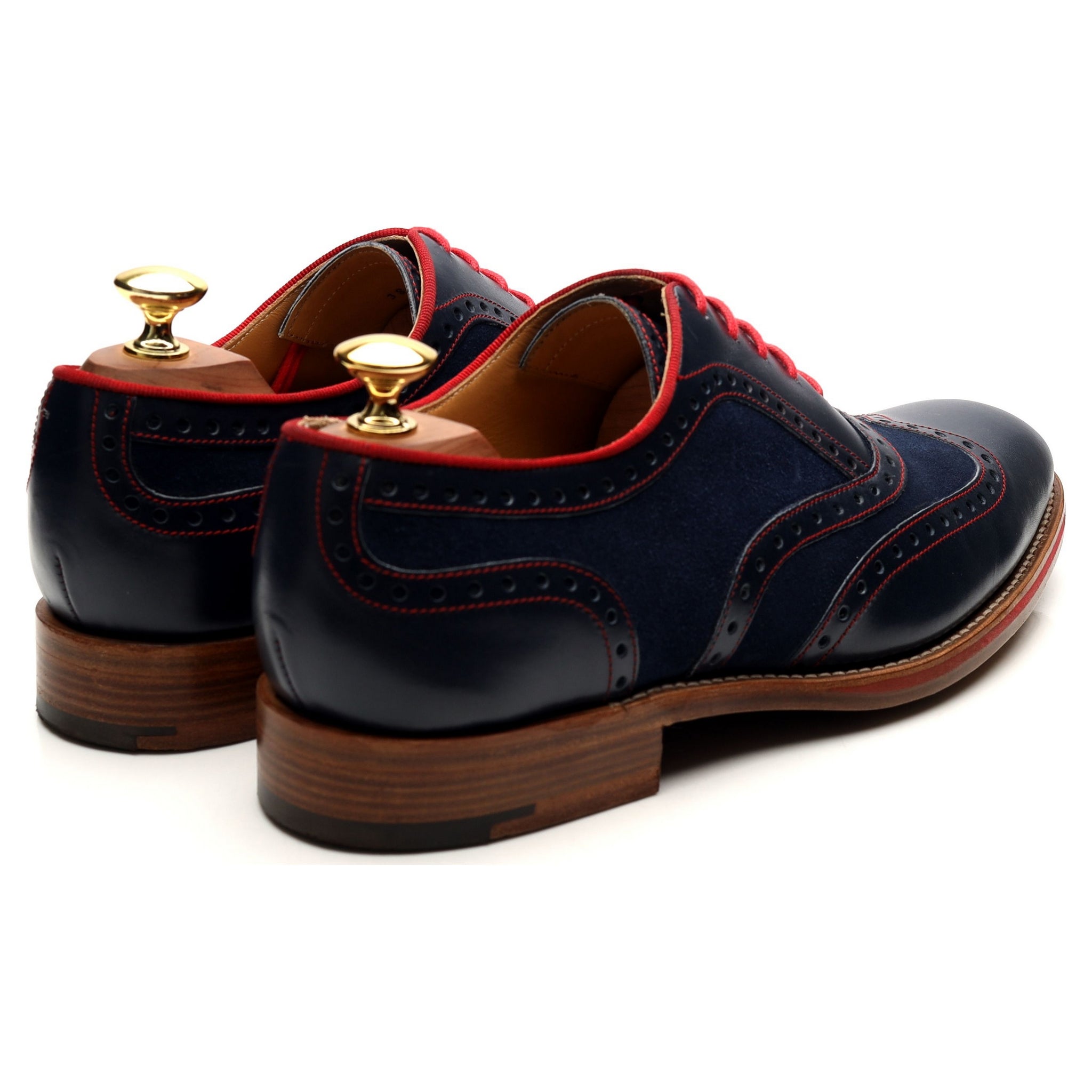 Herring Hathaway brogues bleu UK 8 cuir