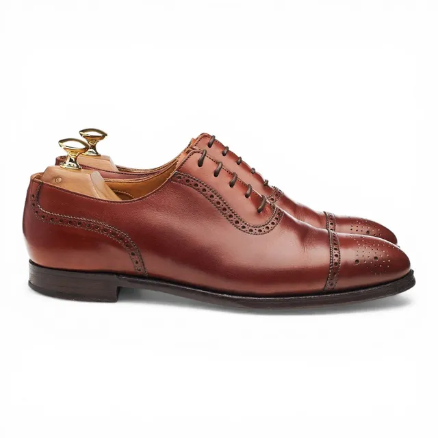 George Cleverley Adam richelieu cuir marron 6 UK