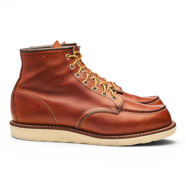 Red Wing 875 Moc Toe Bottes Cuir Marron UK 8