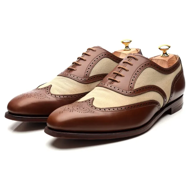 Crockett & Jones Gerrard 3 richelieu cuir marron UK 11