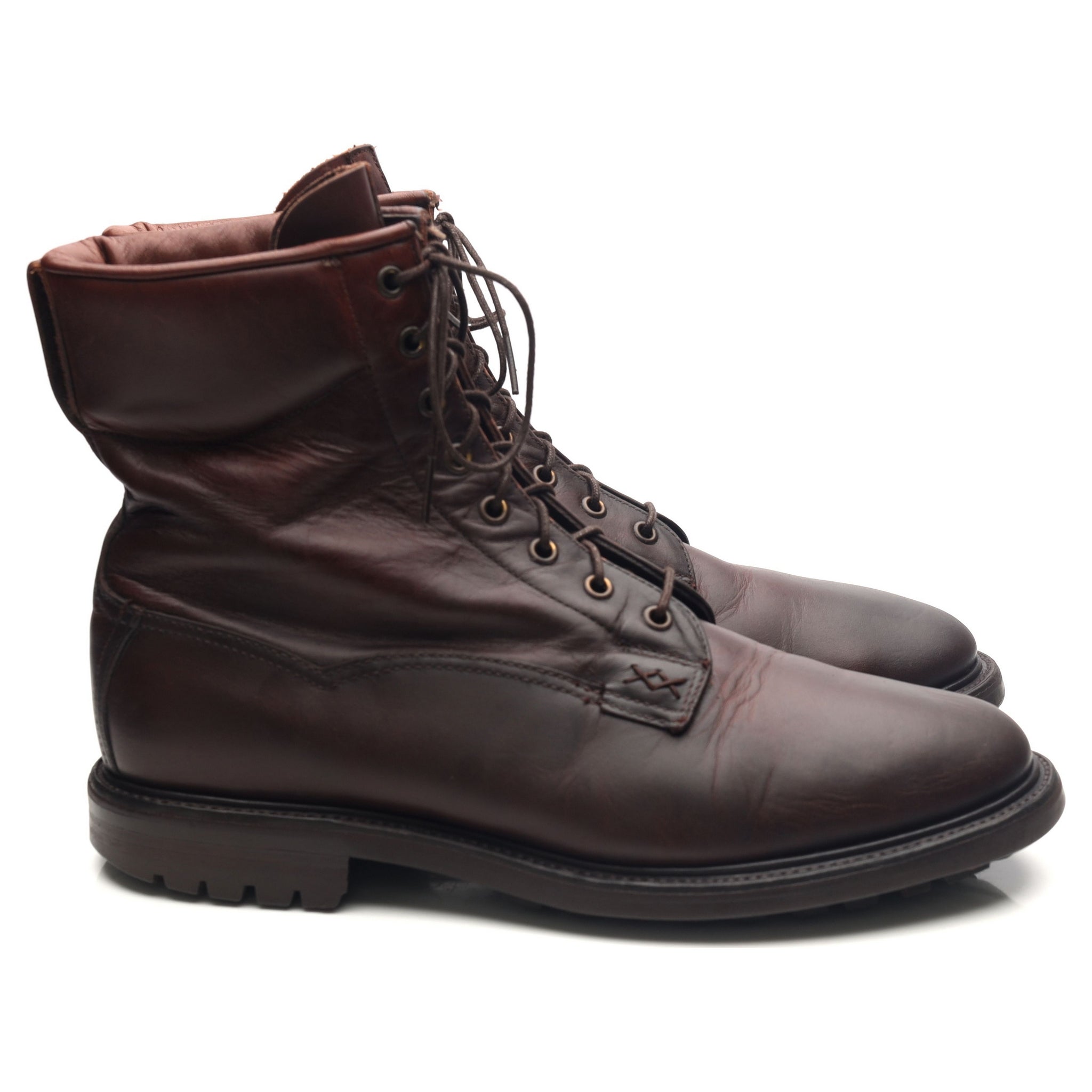 Alfred Sargent boots cuir marron foncé UK 9.5