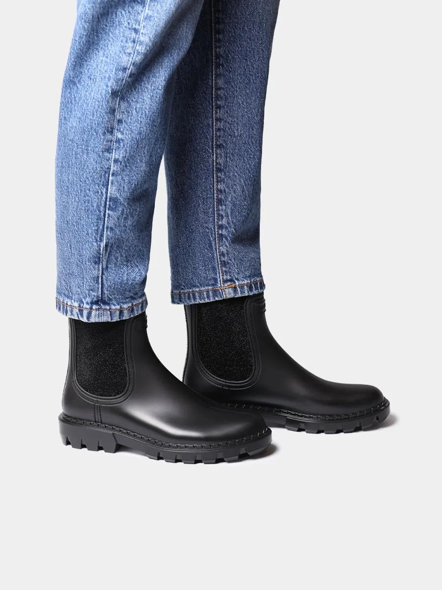 Toni Pons Coventry bottine de pluie femme chelsea noir