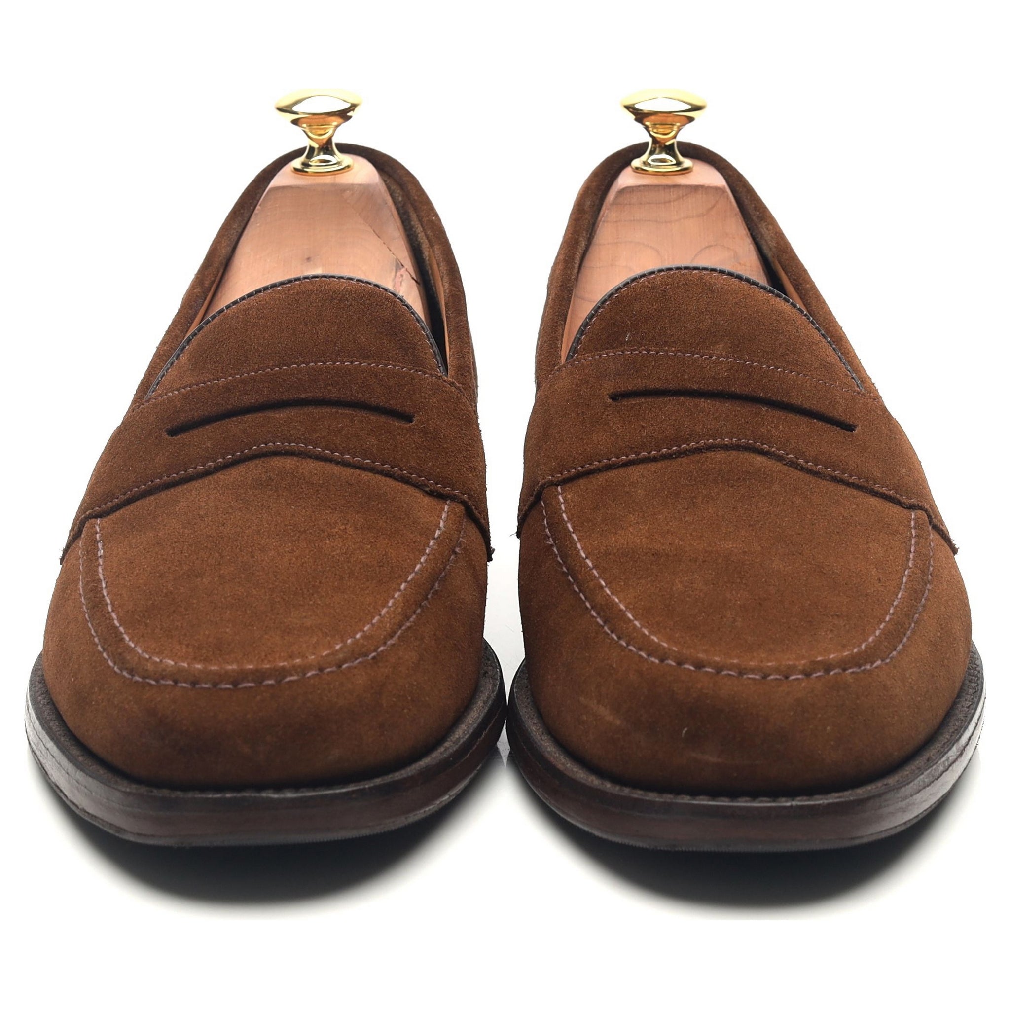 Loake Eton mocassins suède marron UK 9.5