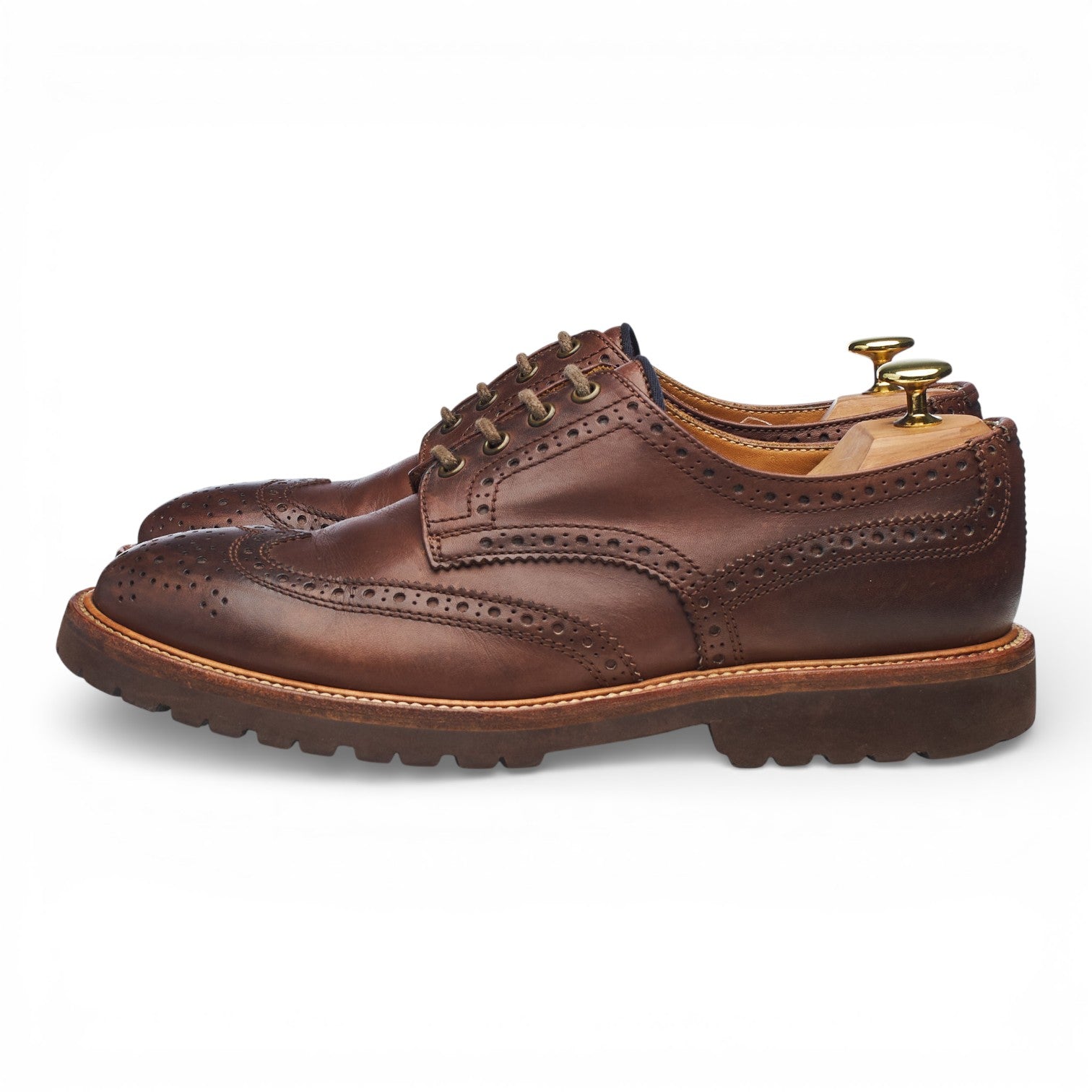 Brunello Cucinelli derbies cuir marron pointure UK 8