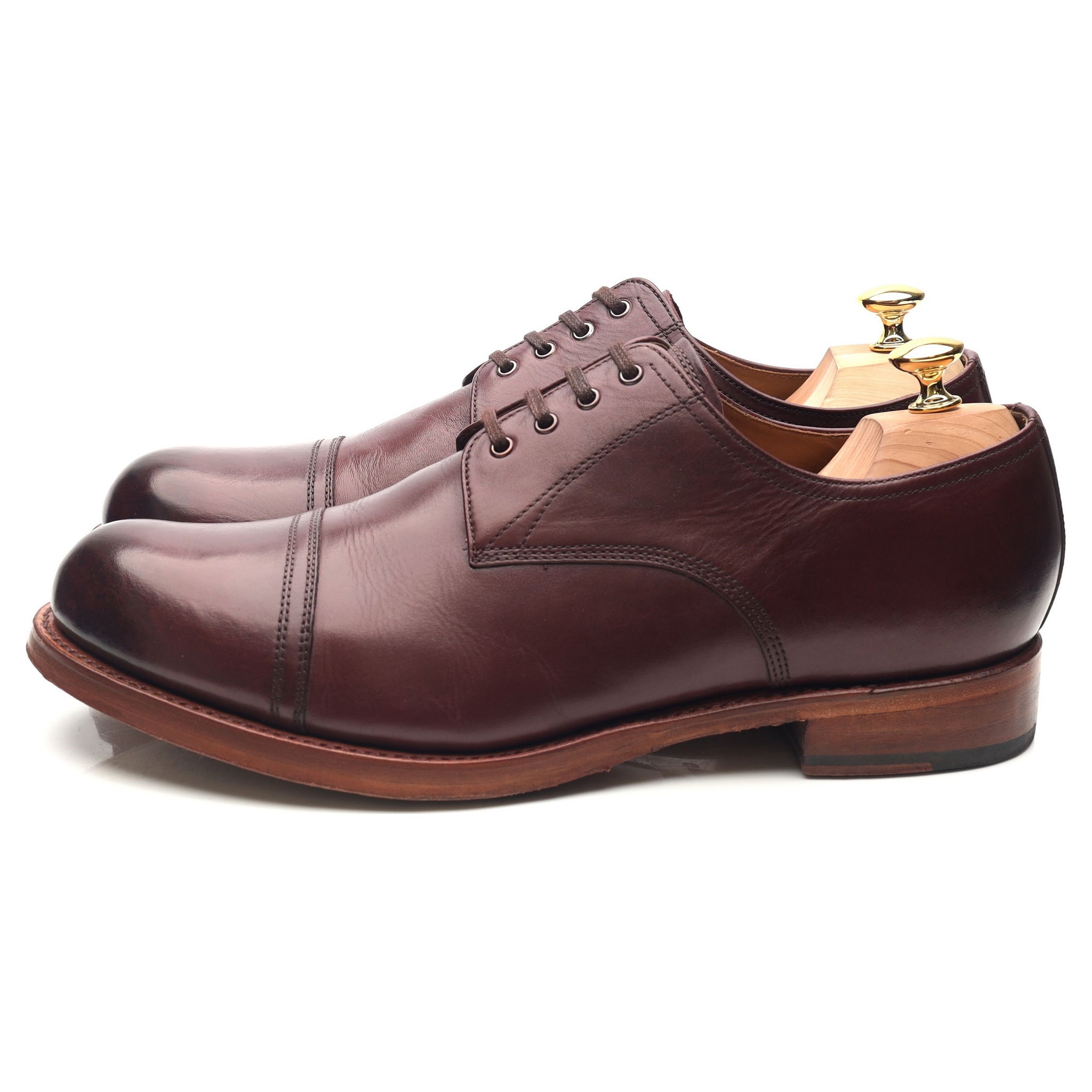 Grenson Rhys derby cuir bordeaux pointure UK 11