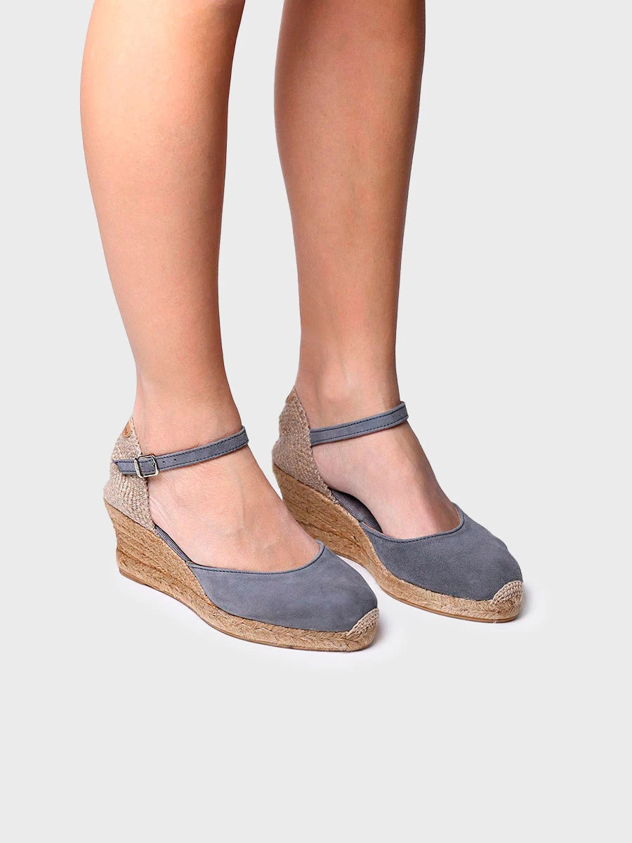 Toni Pons Lloret-5 espadrille cuir compensee bout ferme