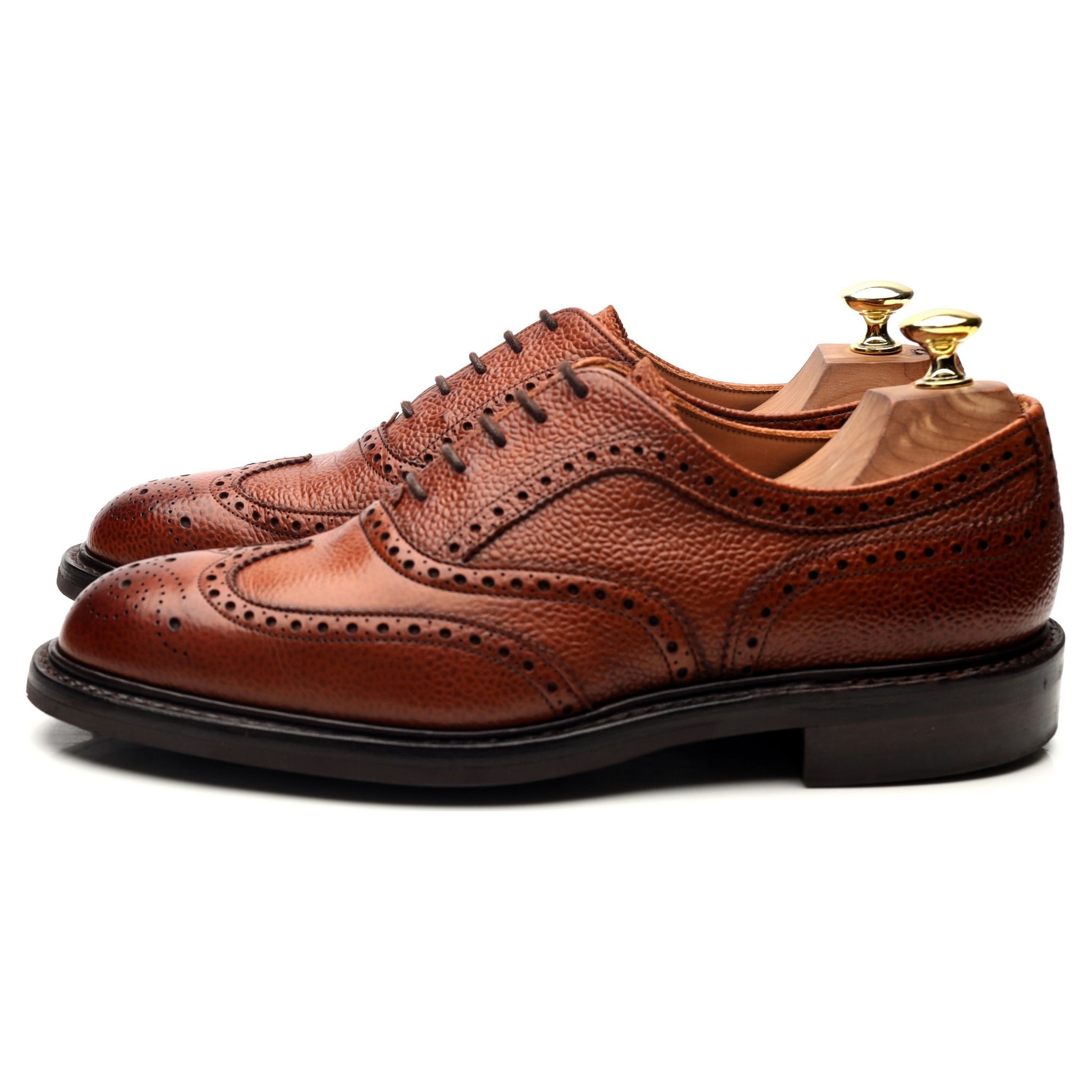 Cheaney Hythe II richelieu cuir brogue marron UK 7