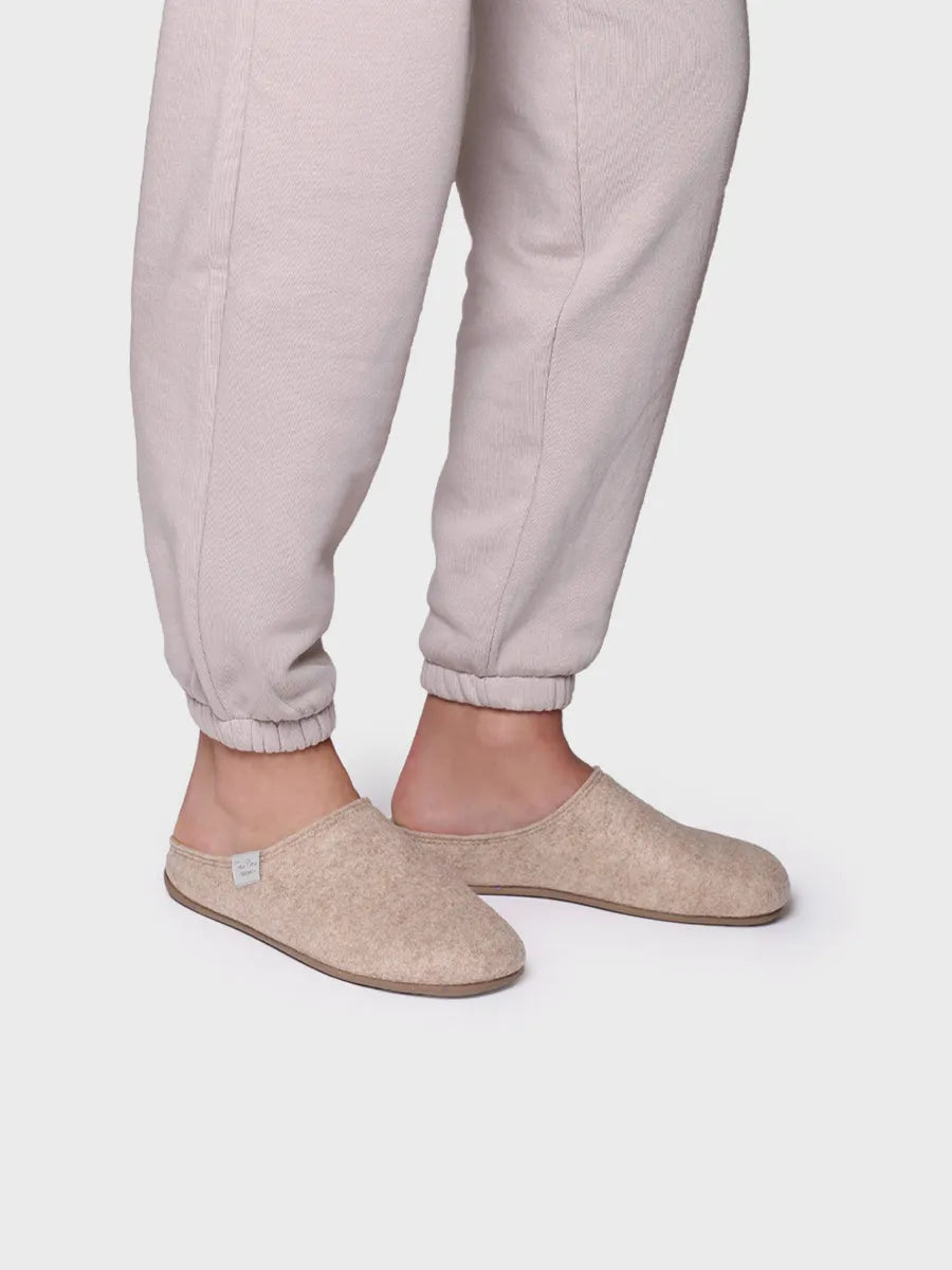 Toni Pons Mona-fr mule feutre recyclé beige