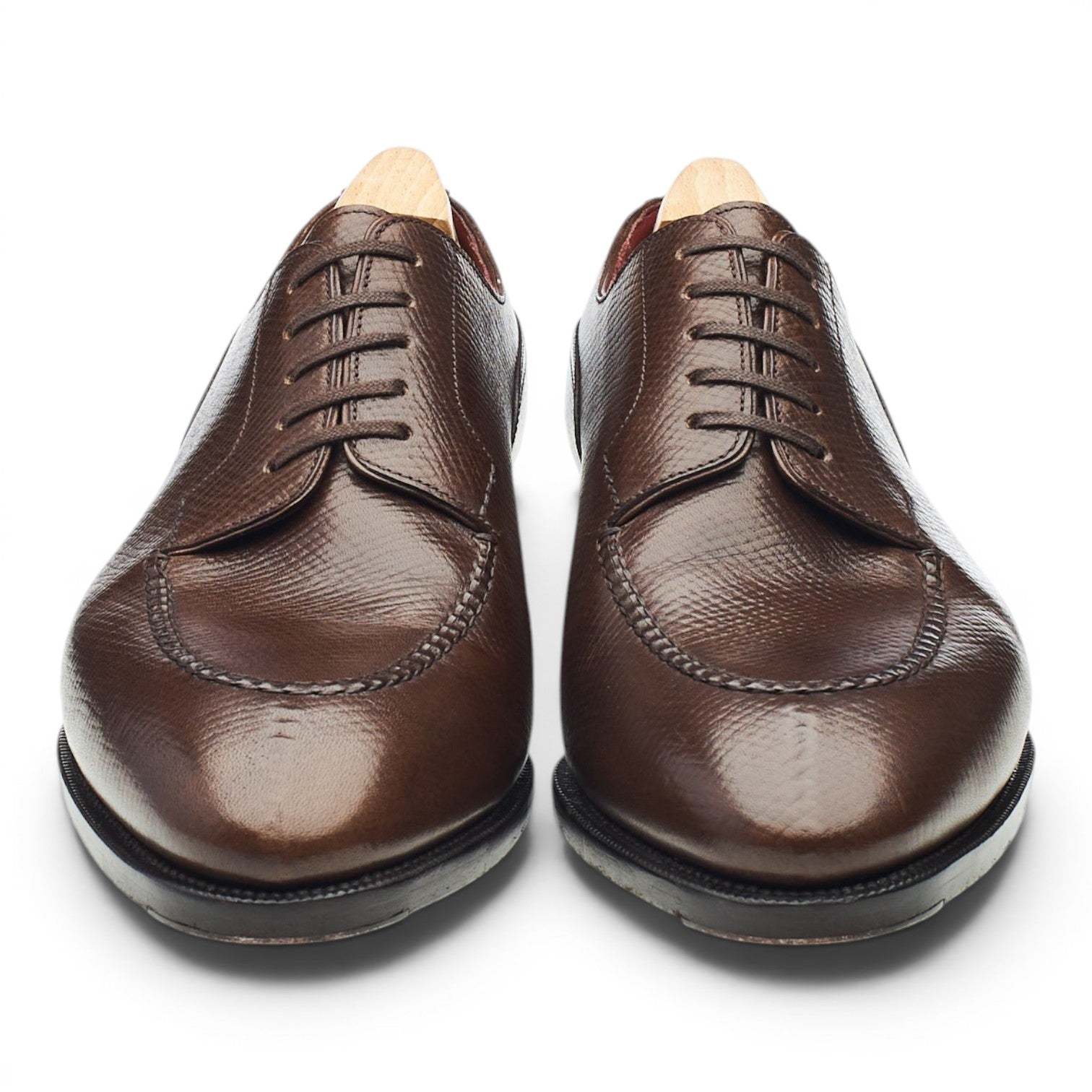 TLB Mallorca 135 Artista derbies homme cuir marron UK 8