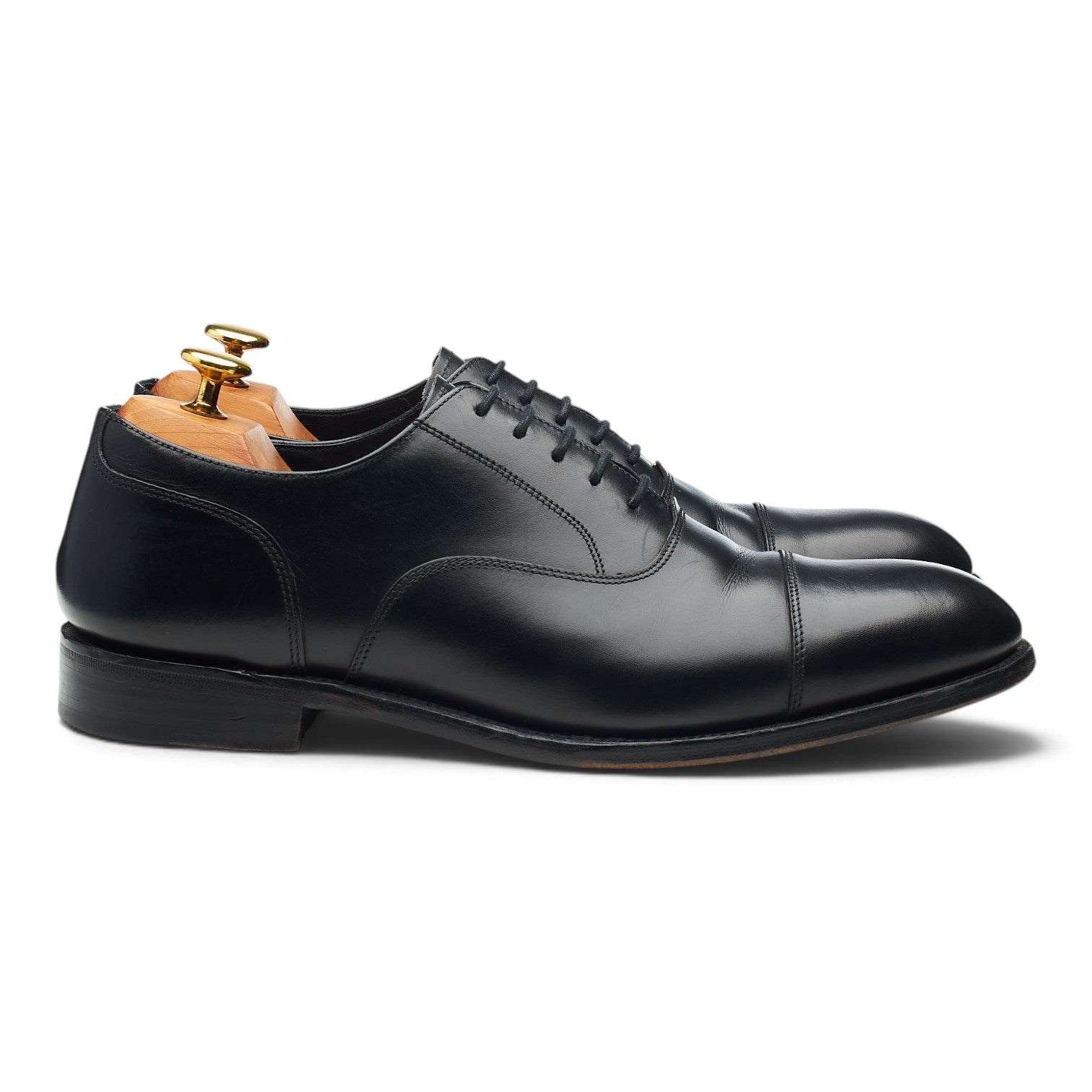 Loake 1880 Stonegate oxford cuir noir pointure UK 8