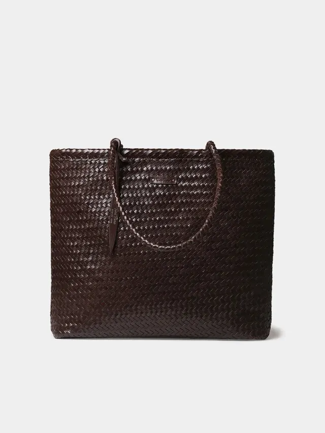 Toni Pons Simona sac cabas cuir tressé 31x40 cm