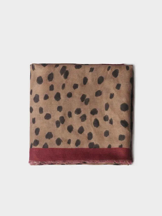 Toni Pons Xenia foulard tissu leger imprime 90x185