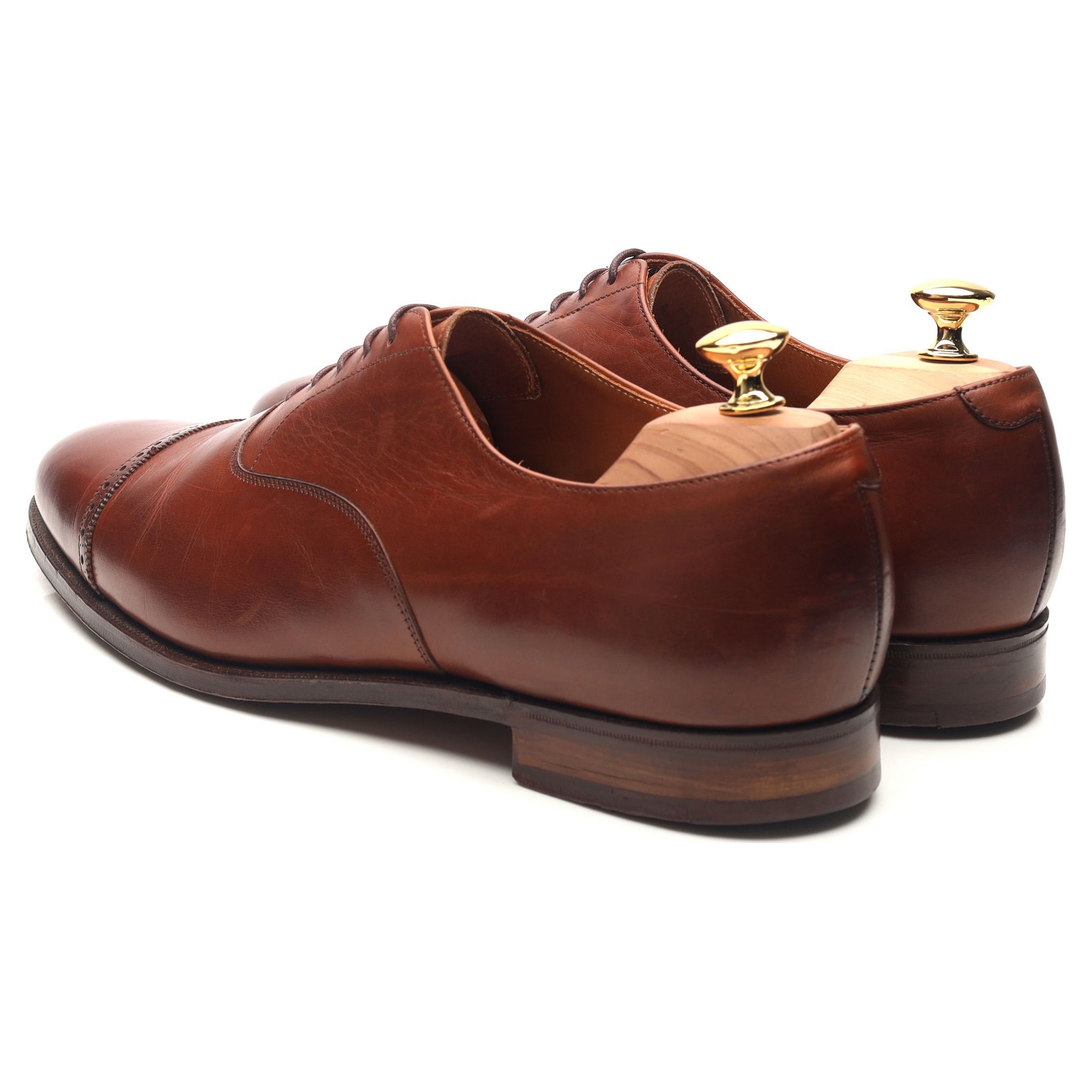 Ralph Lauren richelieu brogue cuir marron UK 10.5