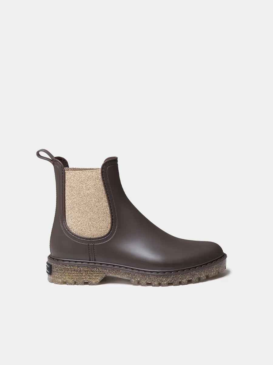 Toni Pons Coimbra bottine pluie femme élastique brillant